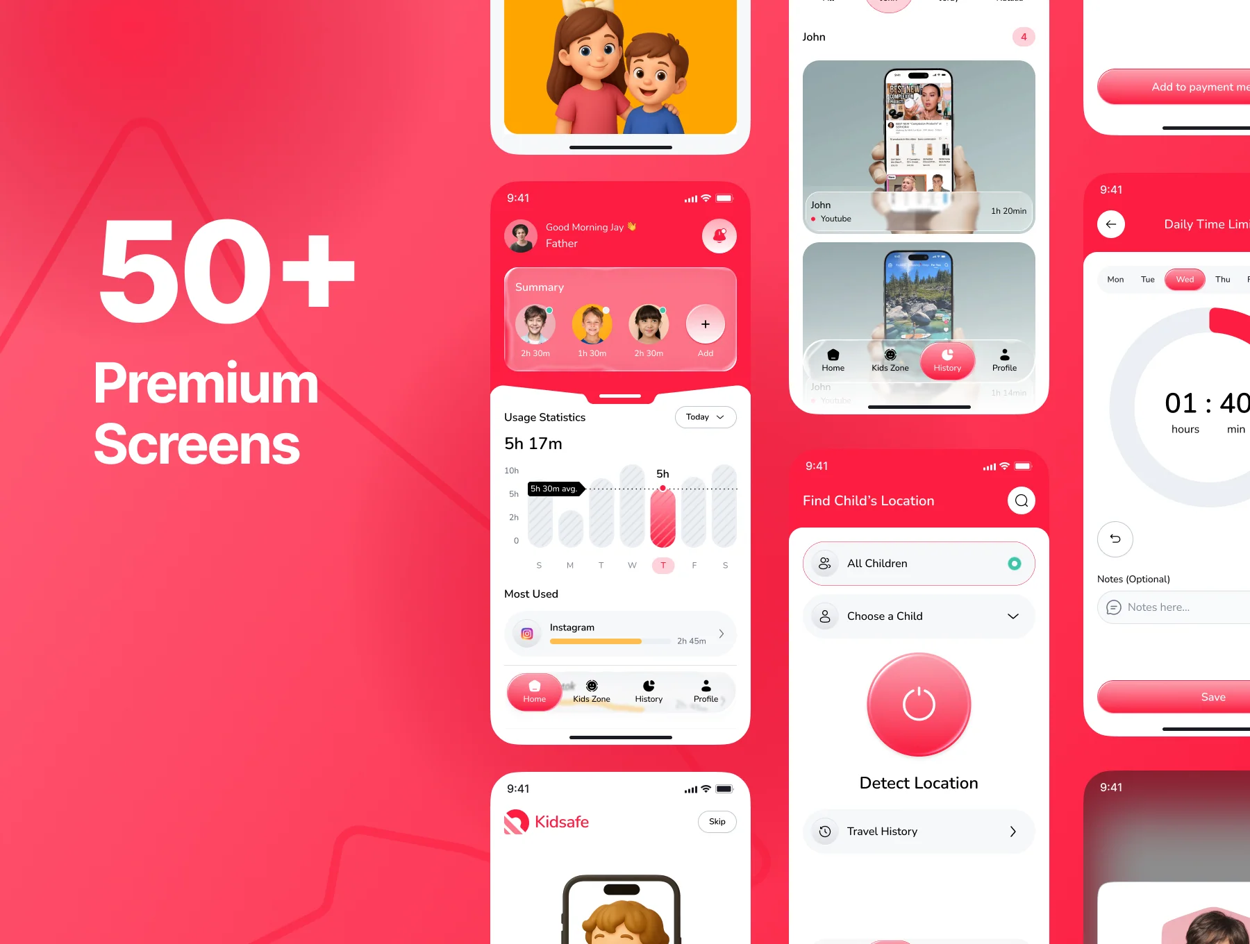 Kidsafe - Parent Control UI Kit 2
