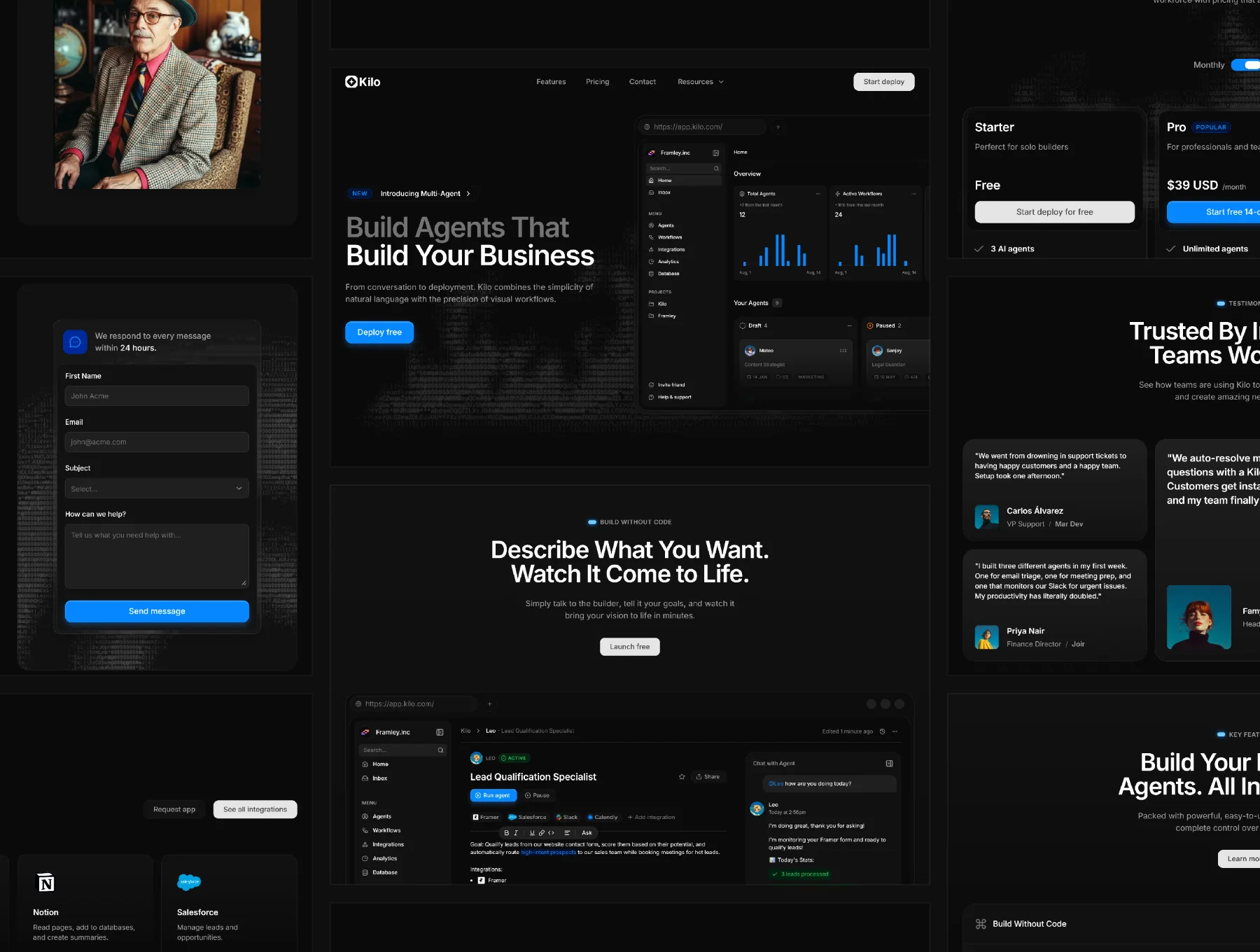 Kilo - Framer Template For AI SaaS Product 2