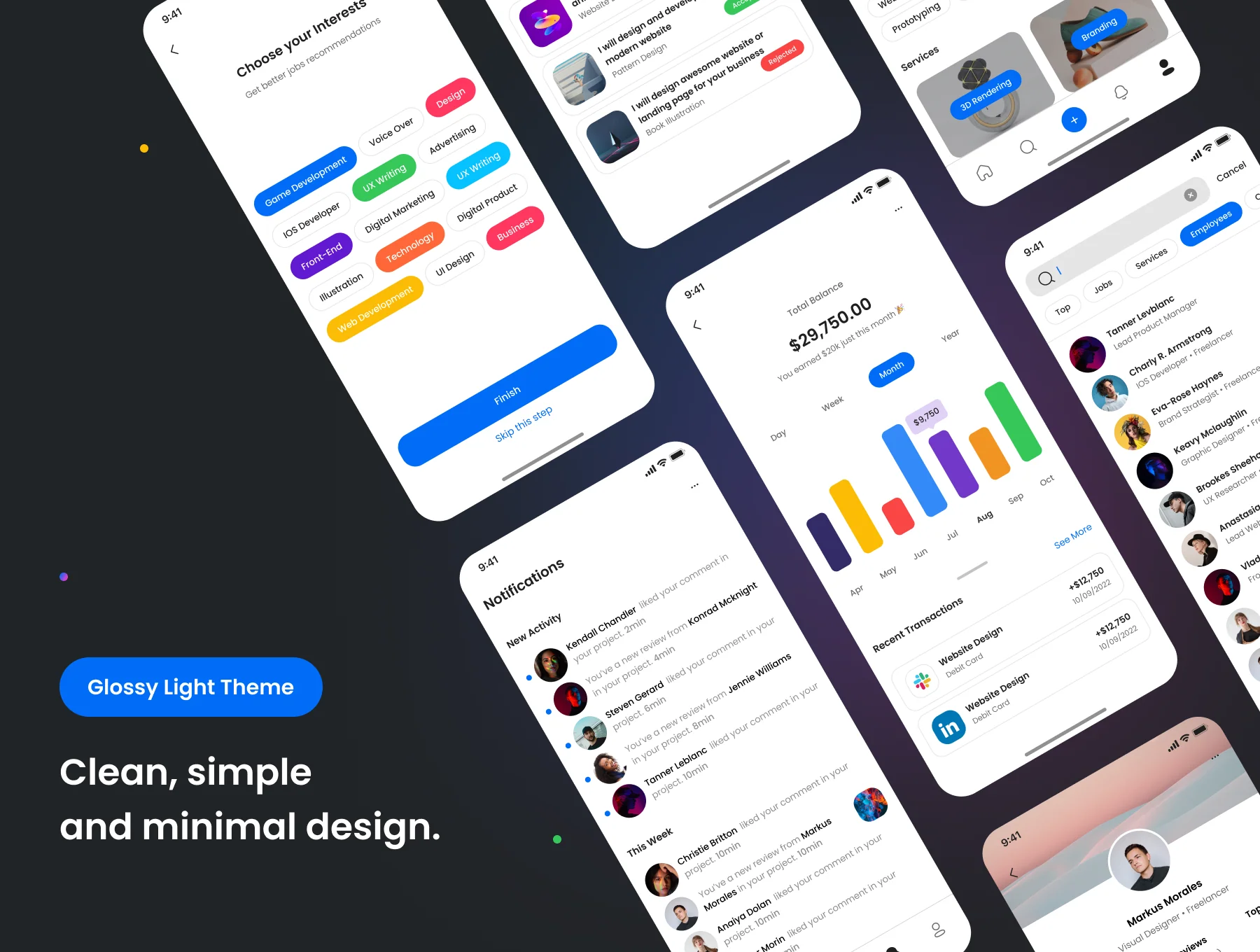 Kimber - Job & Freelancing Marketplace UI Kit 5