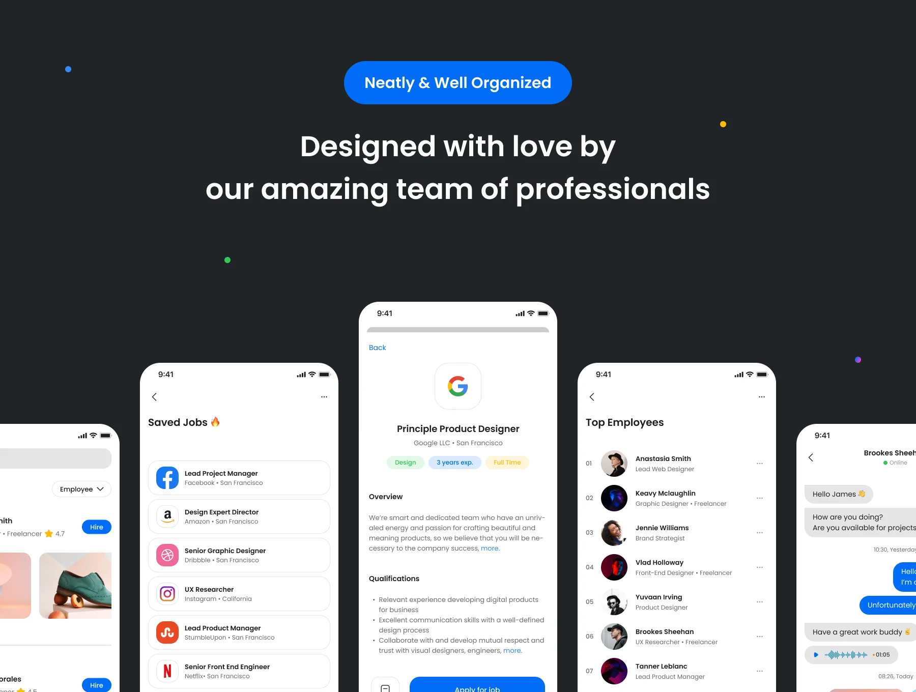 Kimber - Job & Freelancing Marketplace UI Kit 7