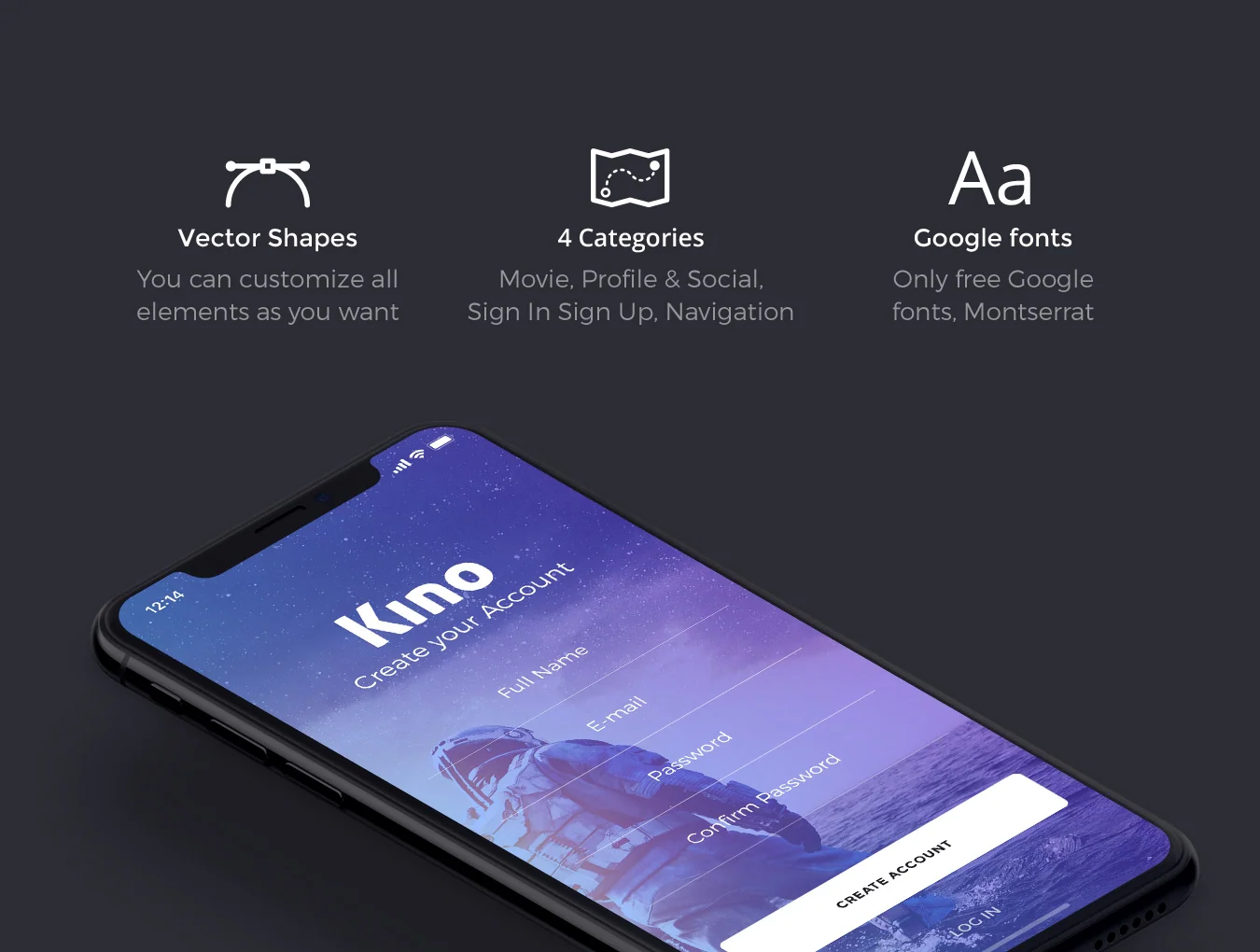 Kino iOS UI Kit 3