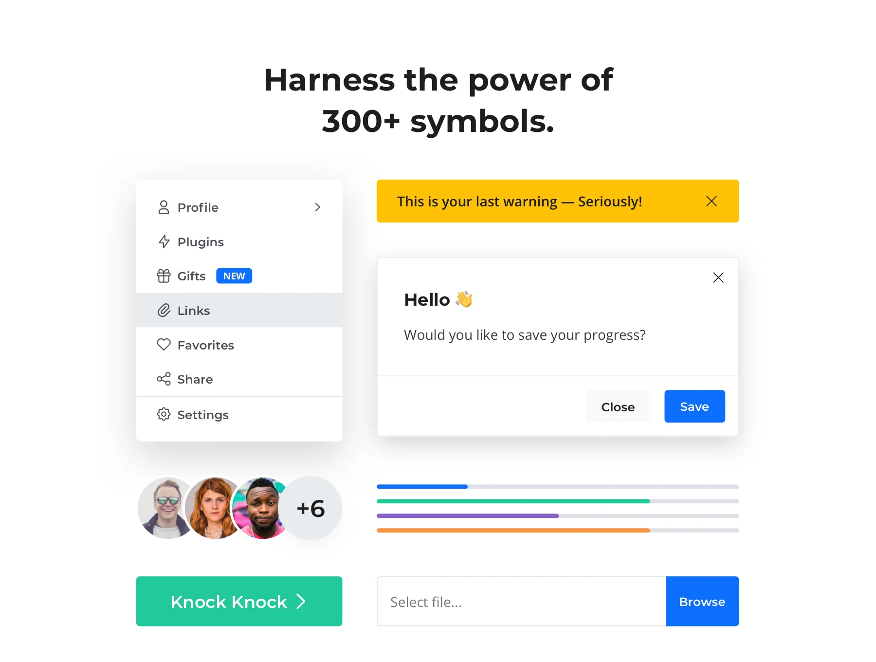 Kira - Mini Design System for Sketch and Figma 2