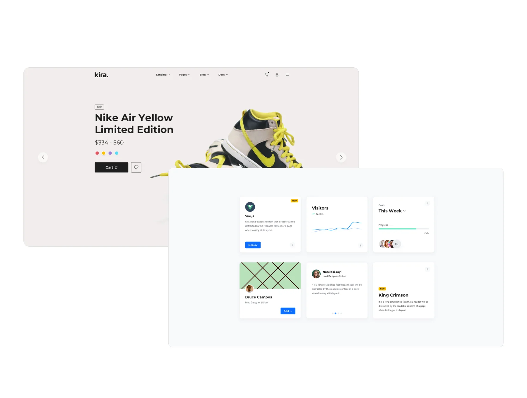 Kira - Mini Design System for Sketch and Figma 4