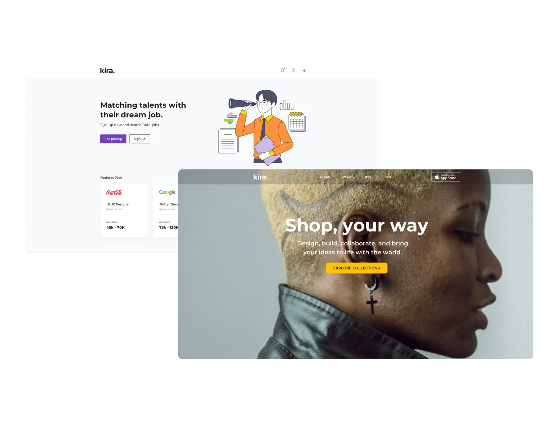 Kira - Mini Design System for Sketch and Figma 5