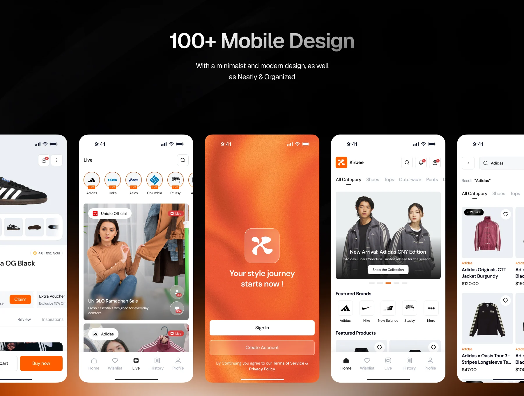 Kirbee - Marketplace Fashion App UI Kit. 5