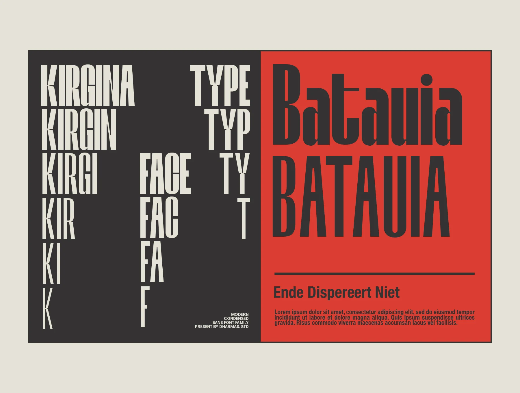 Kirgina - UI Condensed Font 5