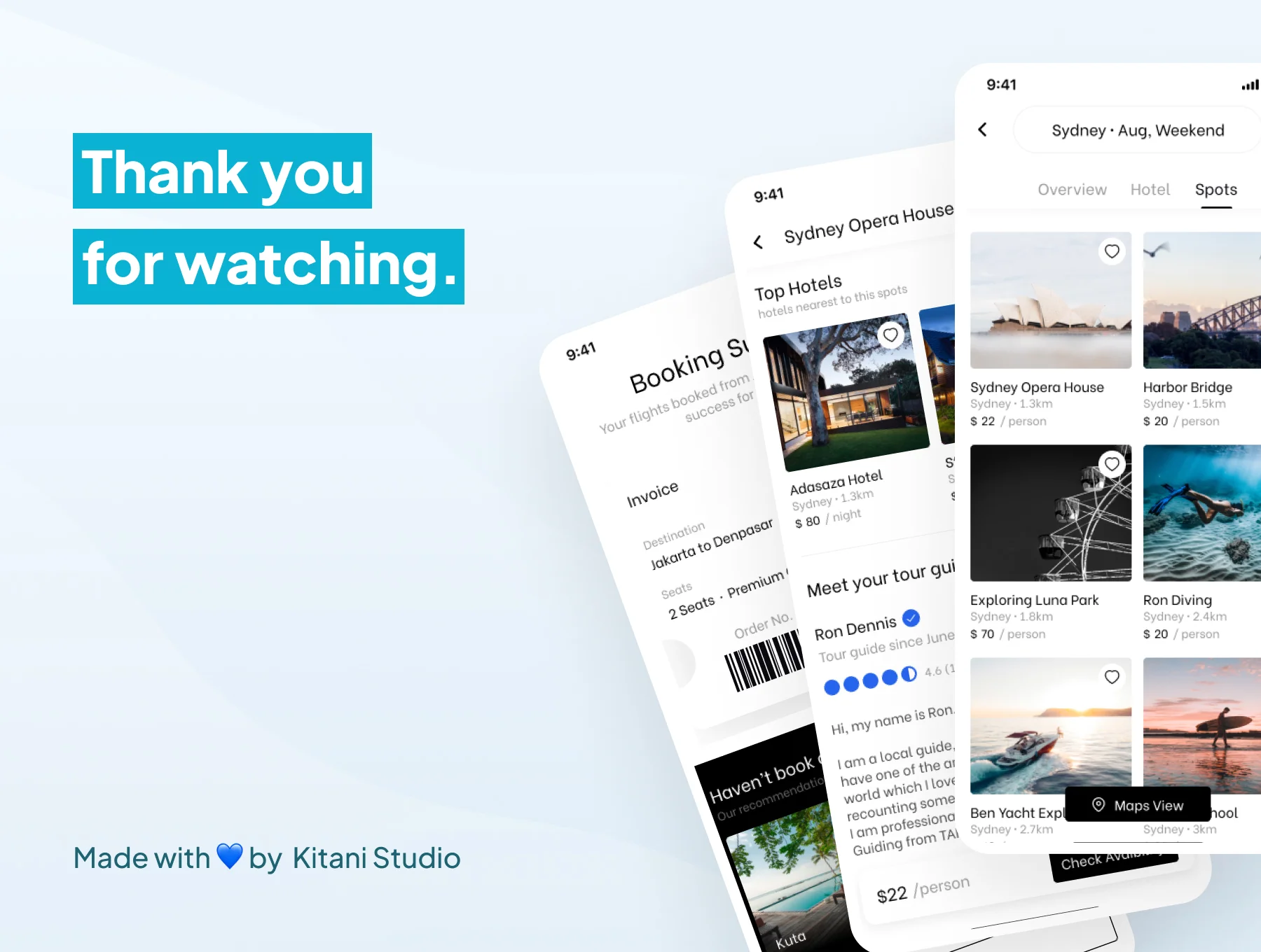 Kitavel - Premium Flight, Hotel & Travel App UI Kit 6