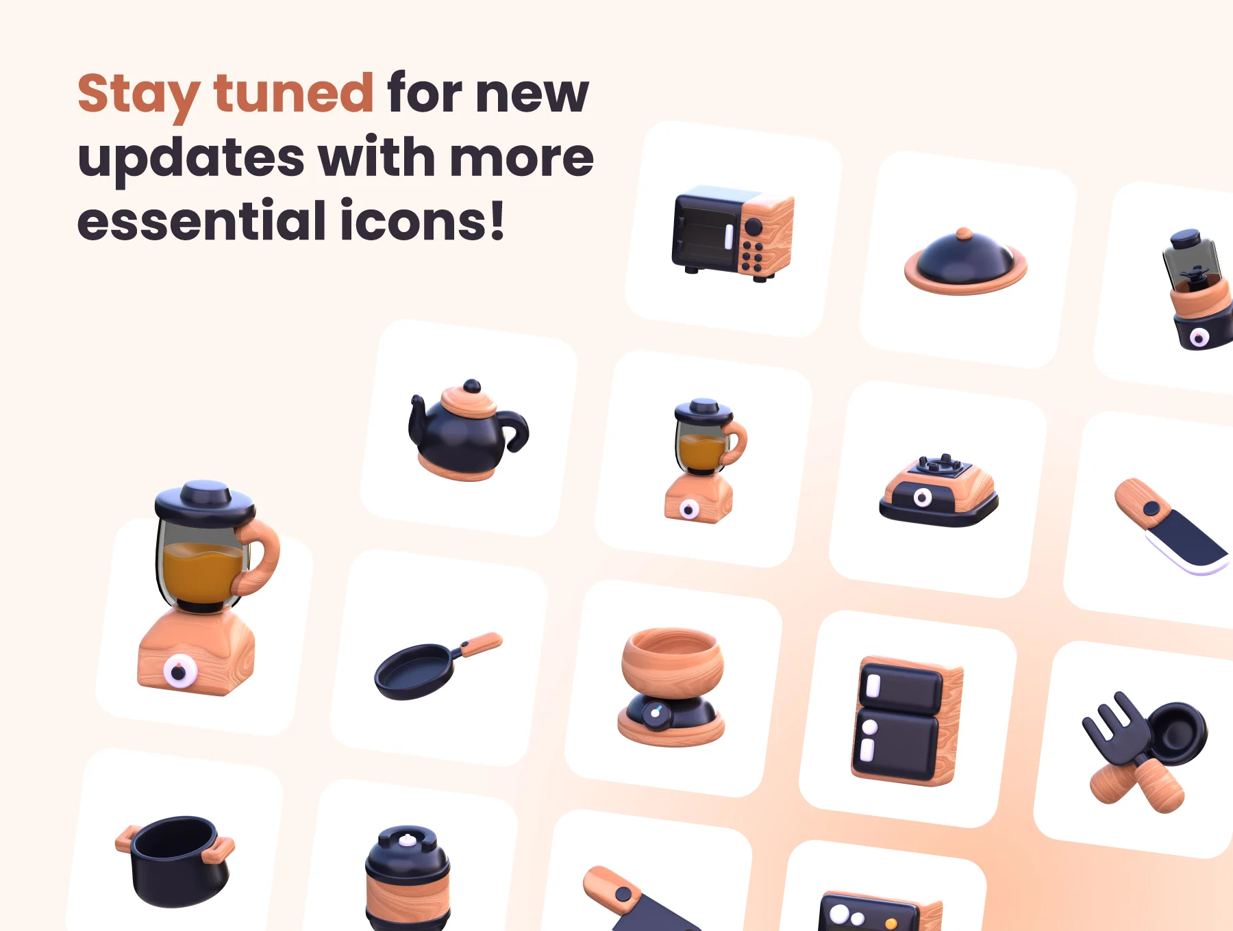 Kitchen 3D Icon Pack 7