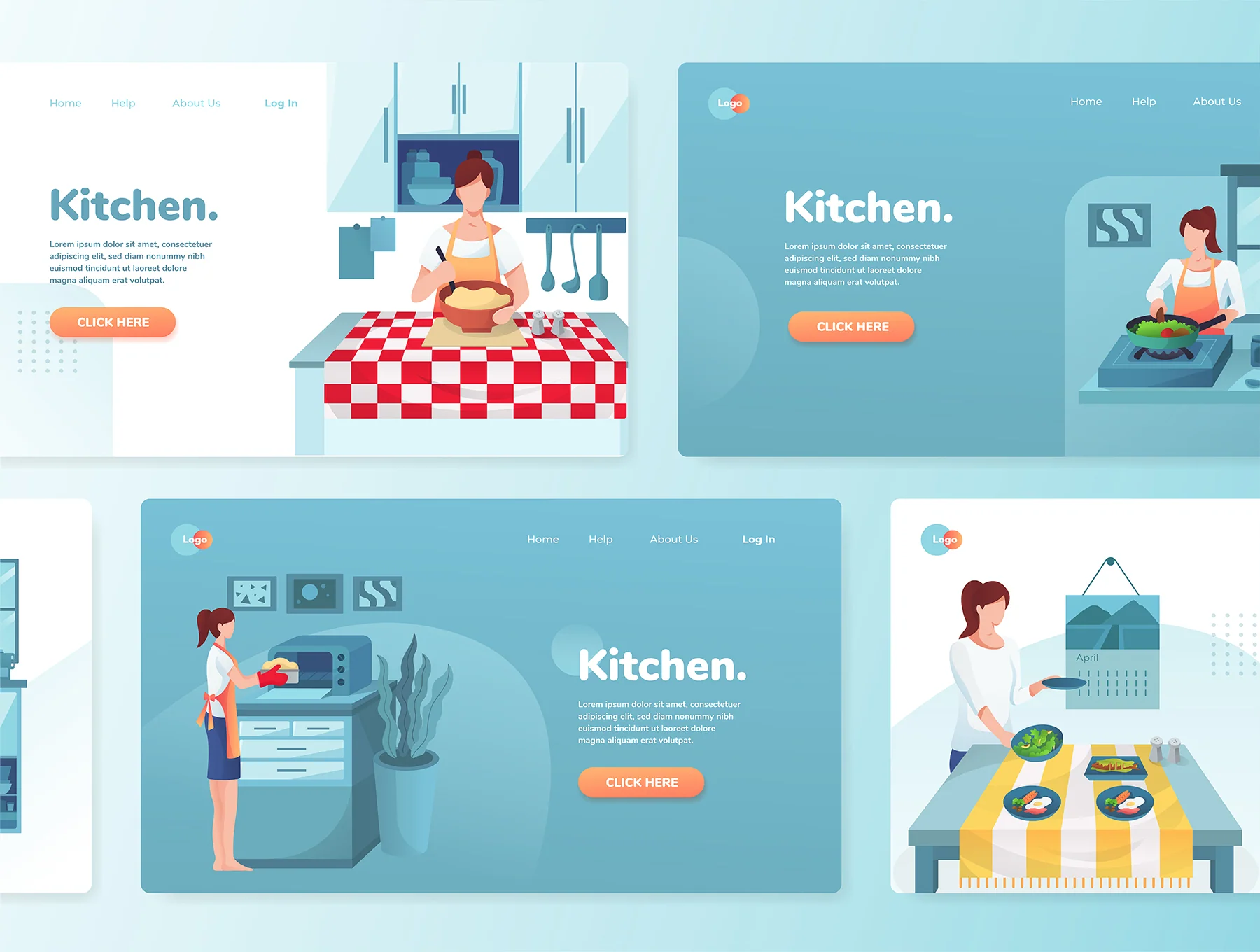 Kitchen Activities Illustrations 3