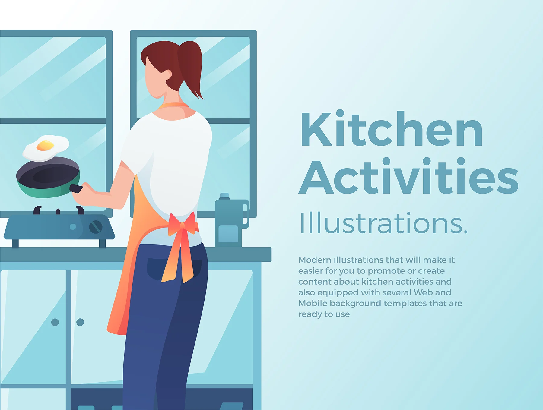 Kitchen Activities Illustrations 5