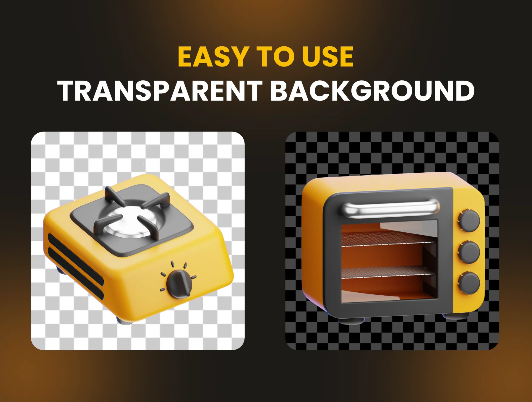 Kitchen Set 3D Icons Packs 5