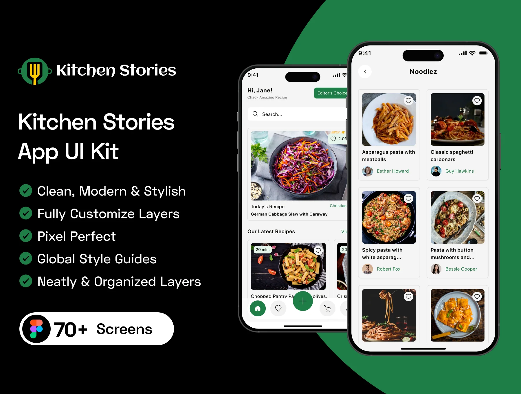 Kitchen Stories App UI Kit