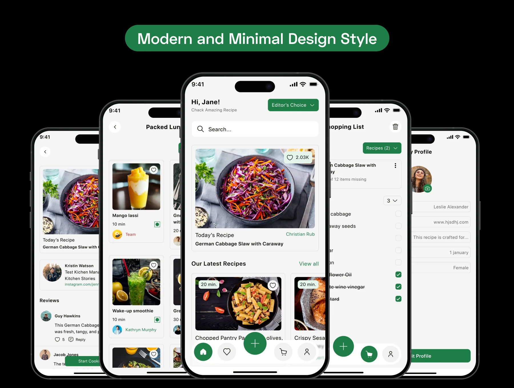 Kitchen Stories App UI Kit 3