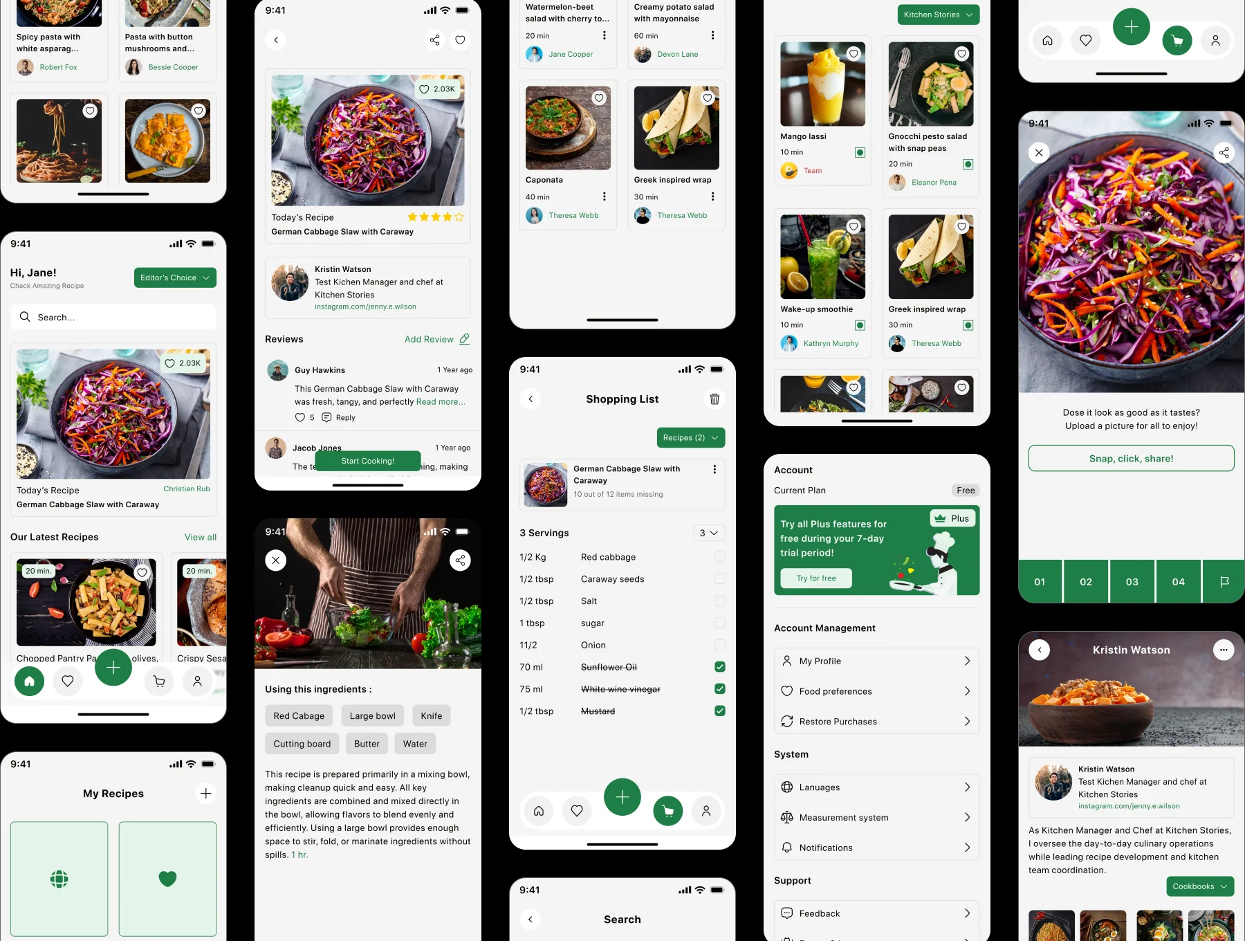 Kitchen Stories App UI Kit 4