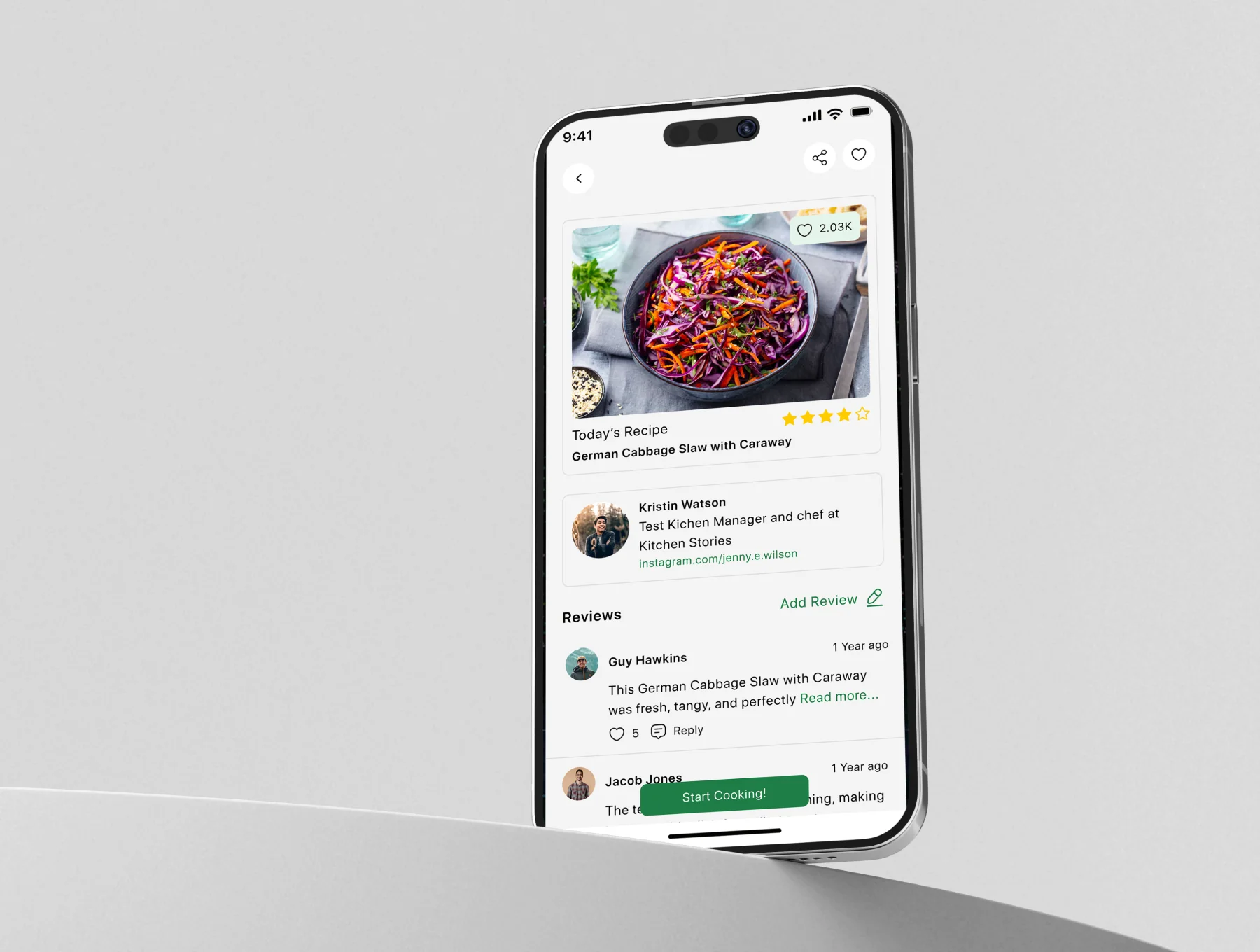 Kitchen Stories App UI Kit 7