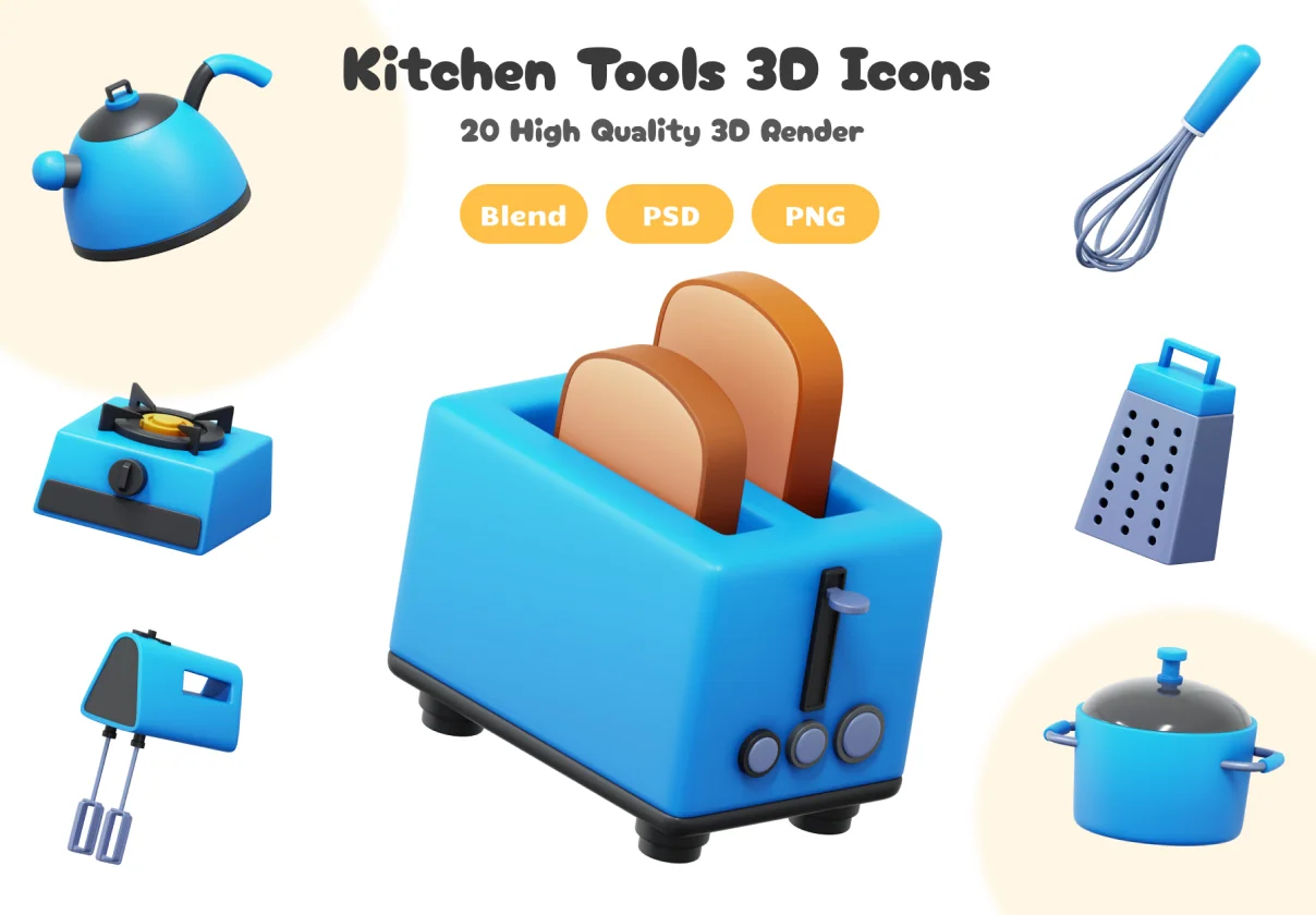 Kitchen Tools 3D