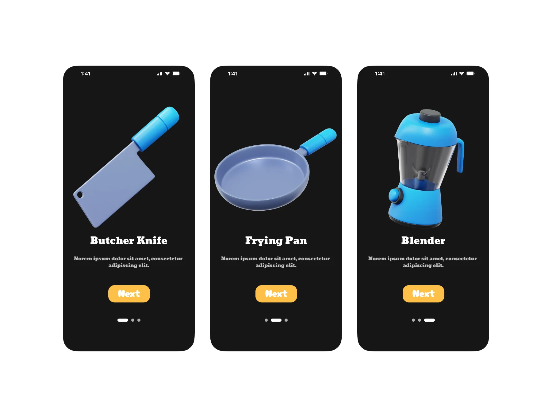 Kitchen Tools 3D 4