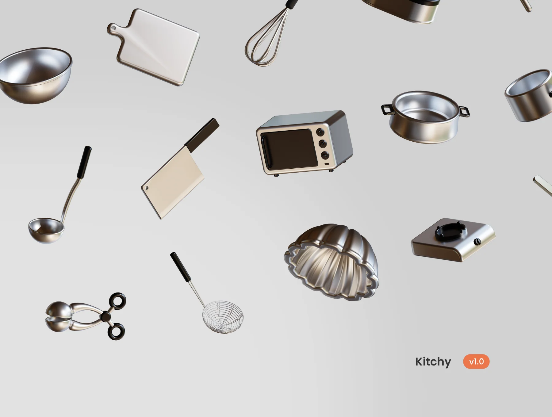 Kitchy - 3D Cooking ware Icons 6