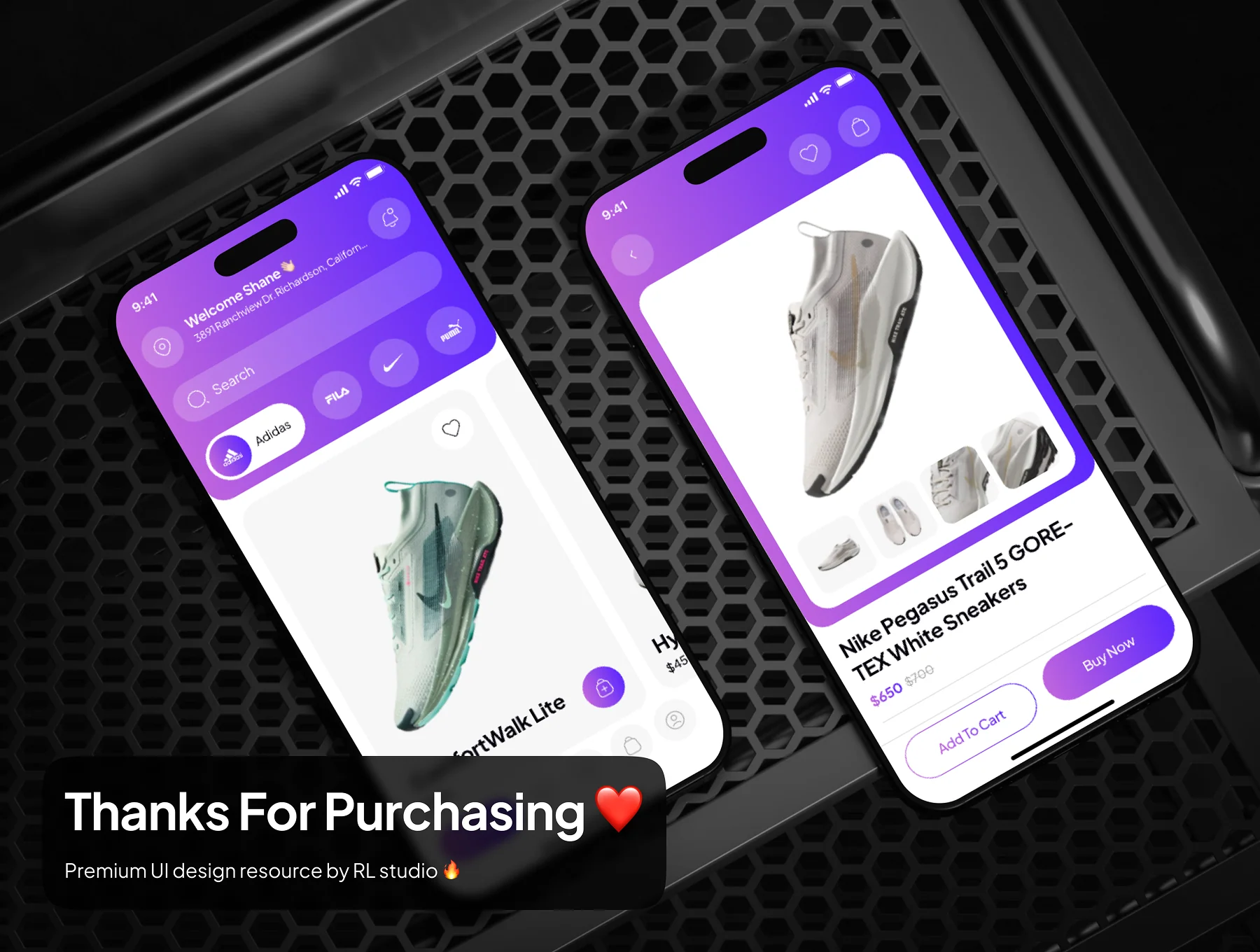 Kixo - Shoe Store Ecommerce App UI Kit 10