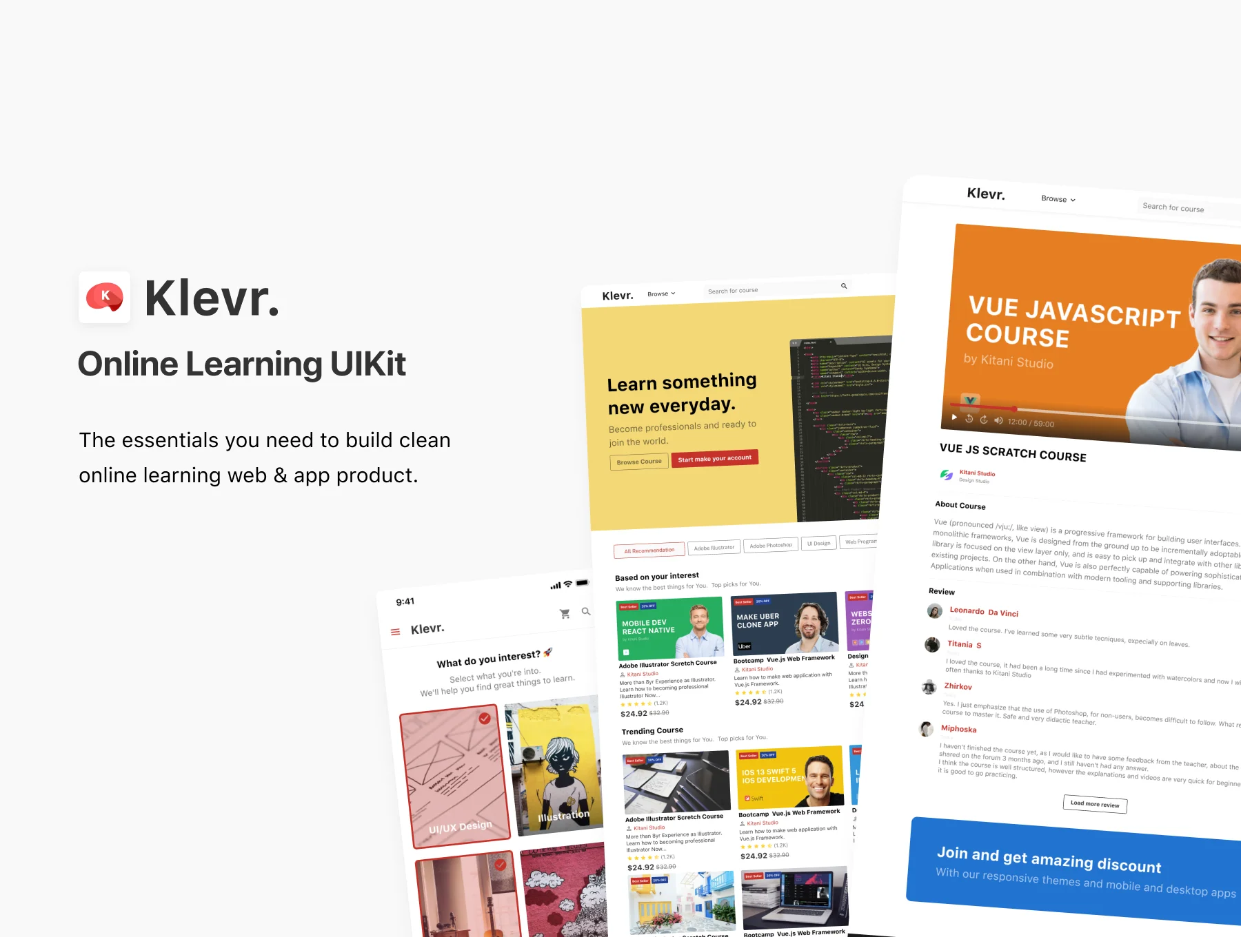 Klevr - Online Learning for All Platform