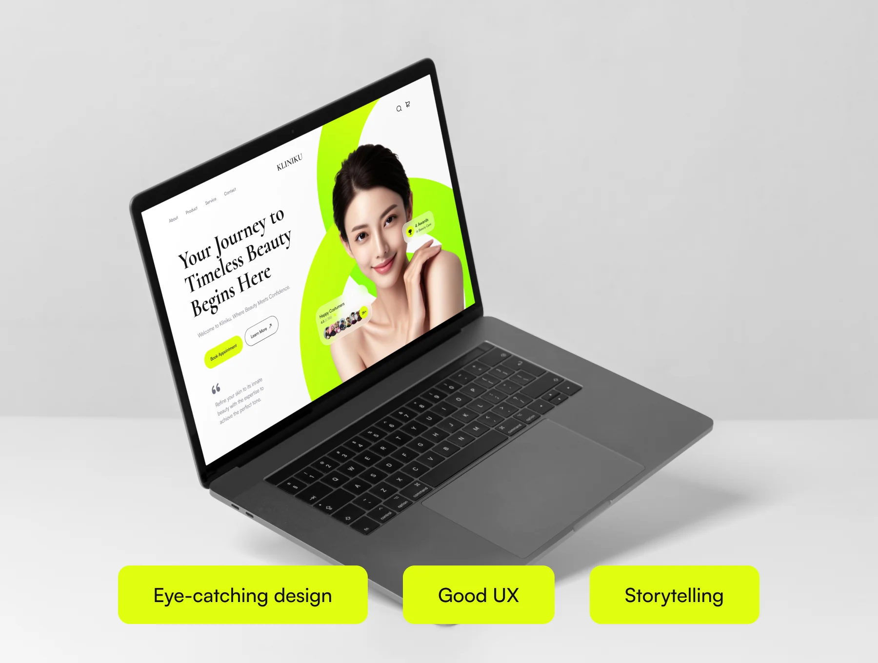 Kliniku - Beauty Clinic Landing Page Experience 2