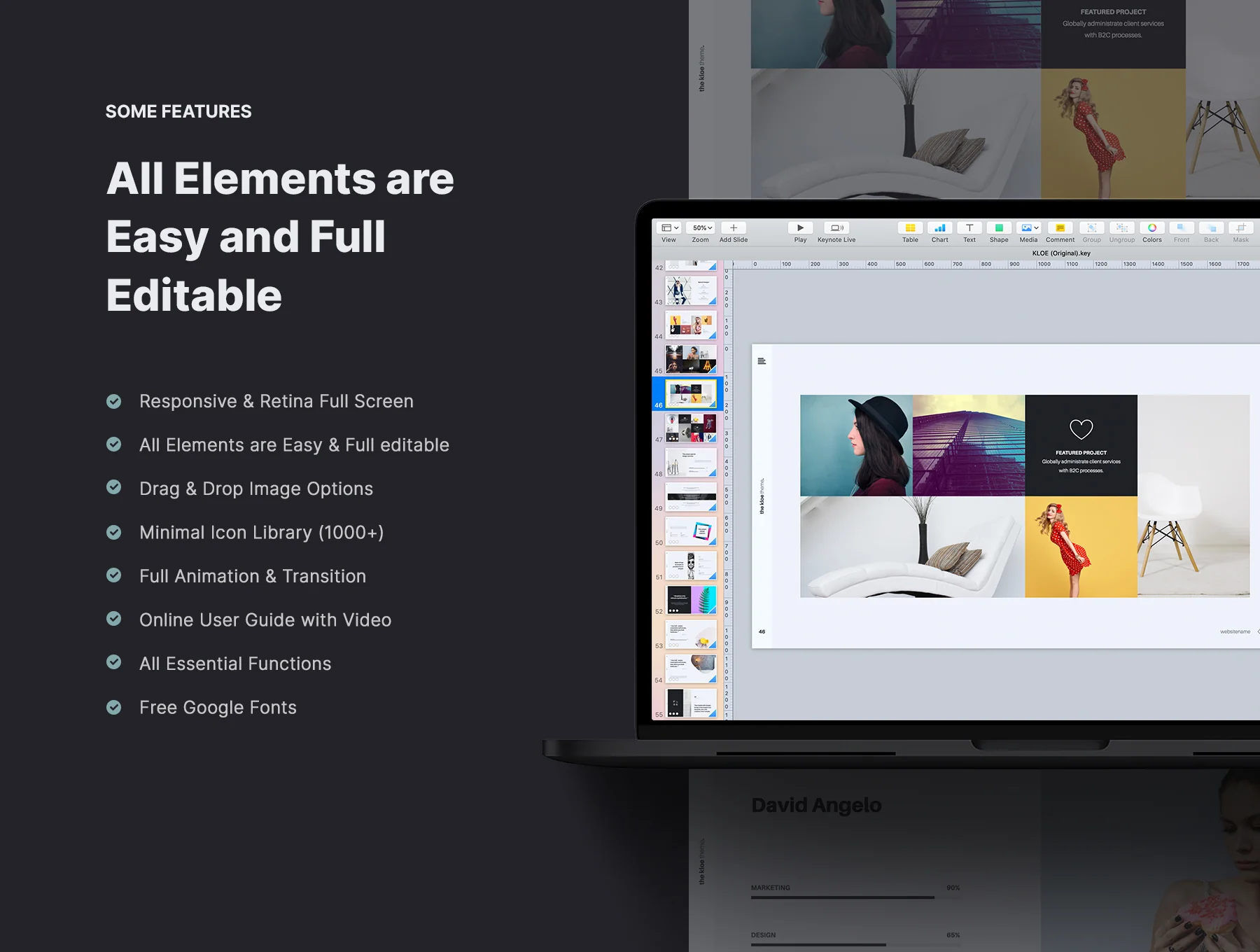 KLOE - Minimal Presentation Template 2