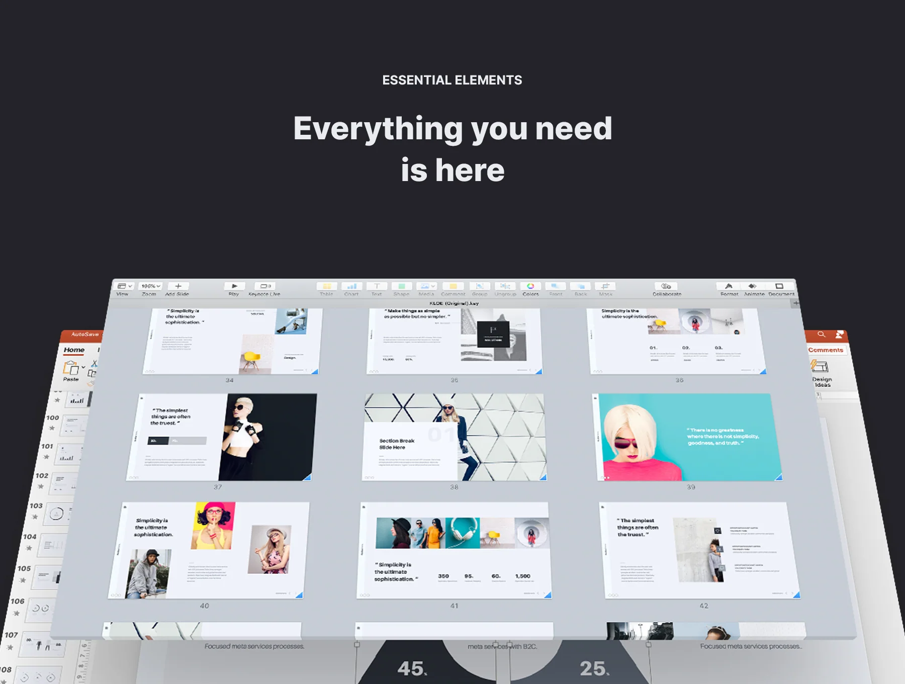KLOE - Minimal Presentation Template 3