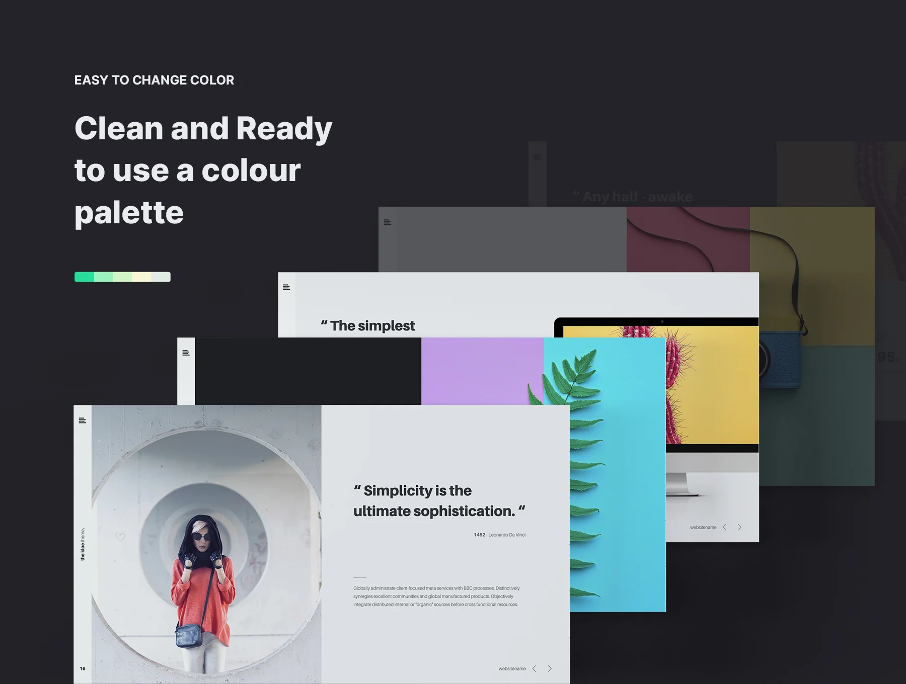 KLOE - Minimal Presentation Template 6