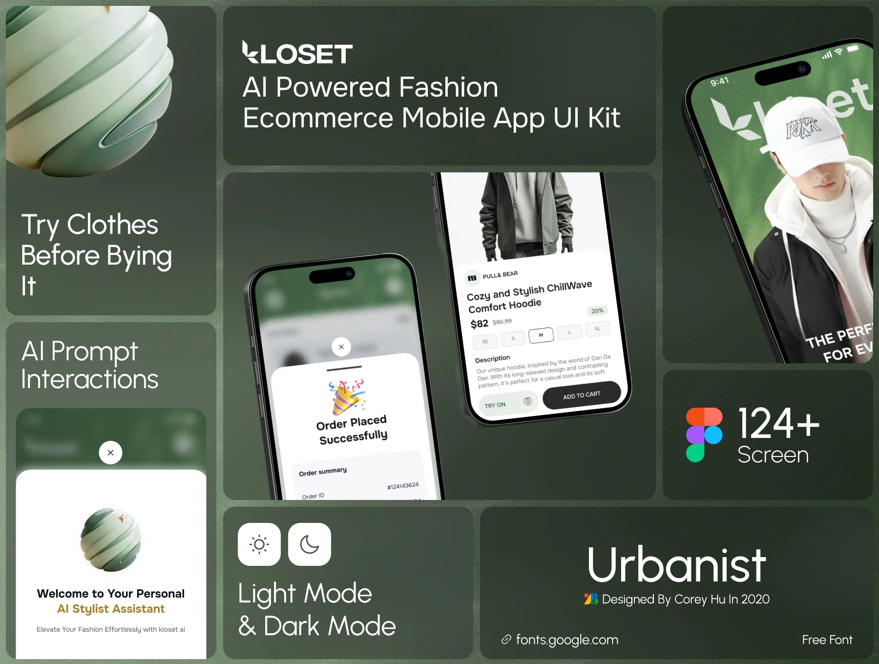 KLOSET | AI-Powered Fashion Shopping App UI Kit 2