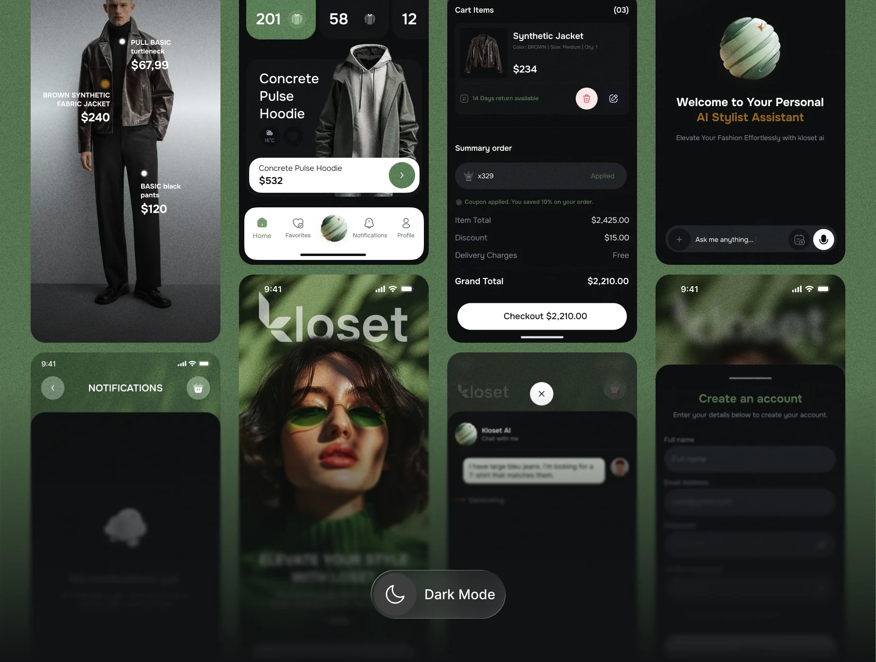 KLOSET | AI-Powered Fashion Shopping App UI Kit 4