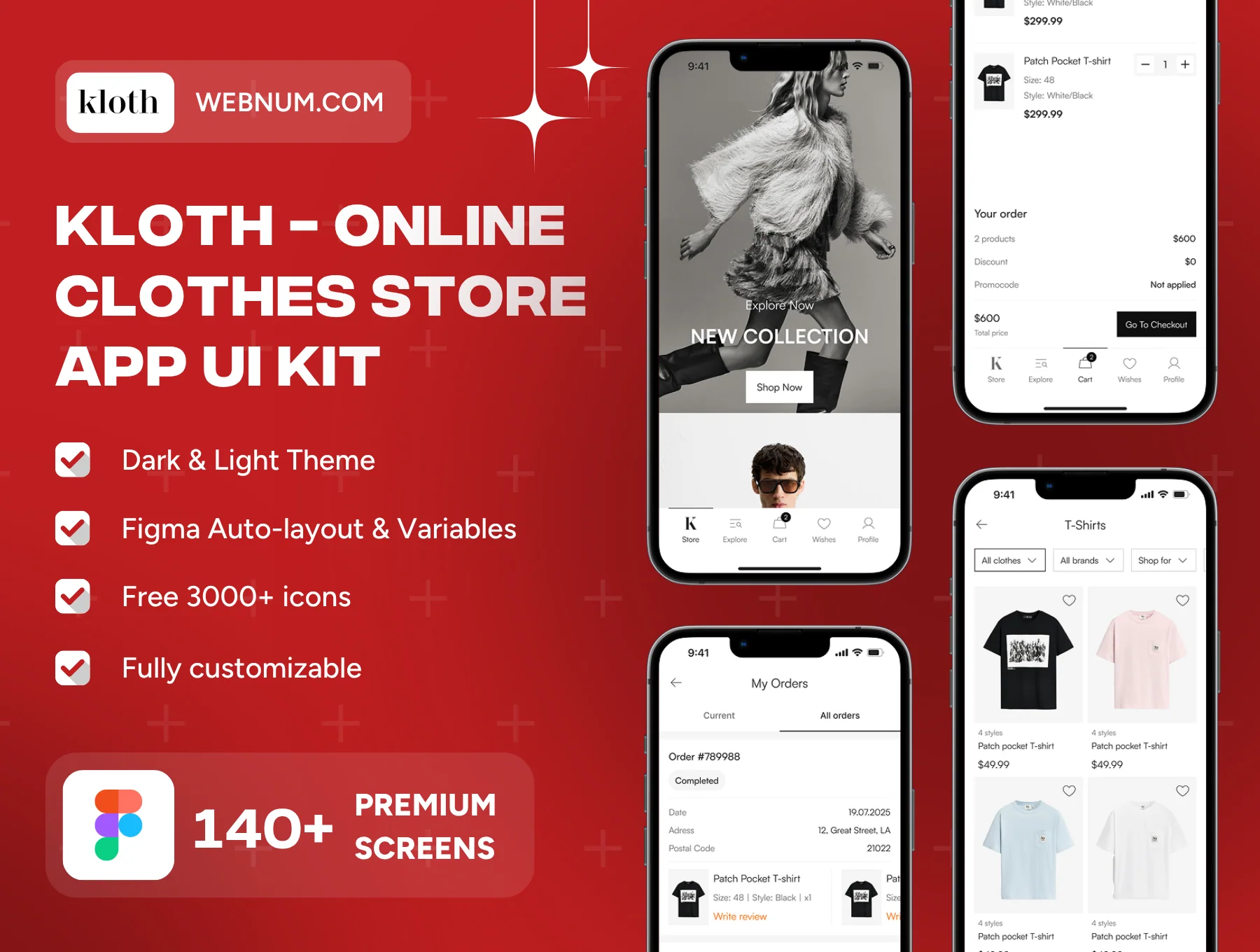 KLOTH - Online Clothes Store App Ui Kit