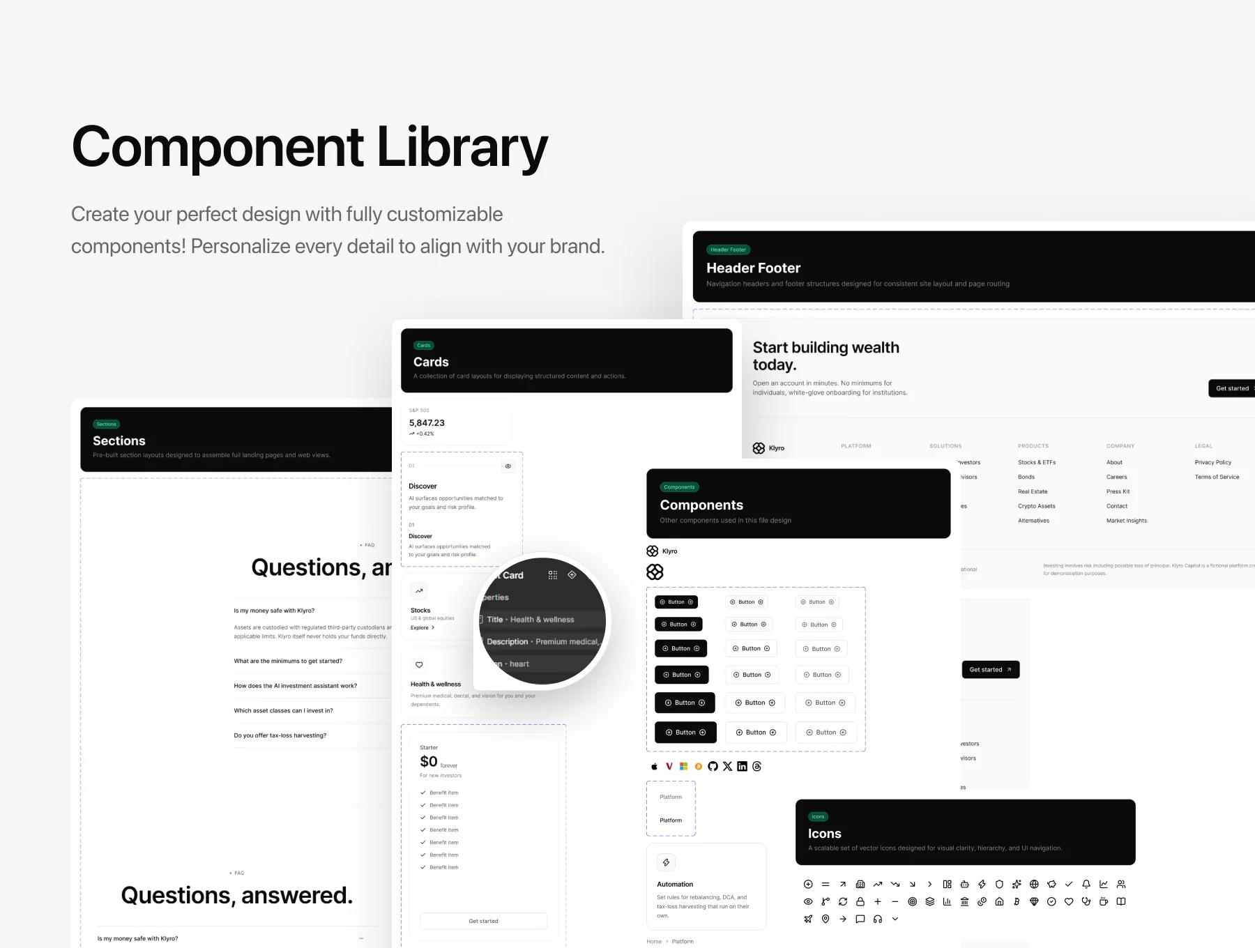 Klyro – AI-Powered Investment & Wealth Management UI 4