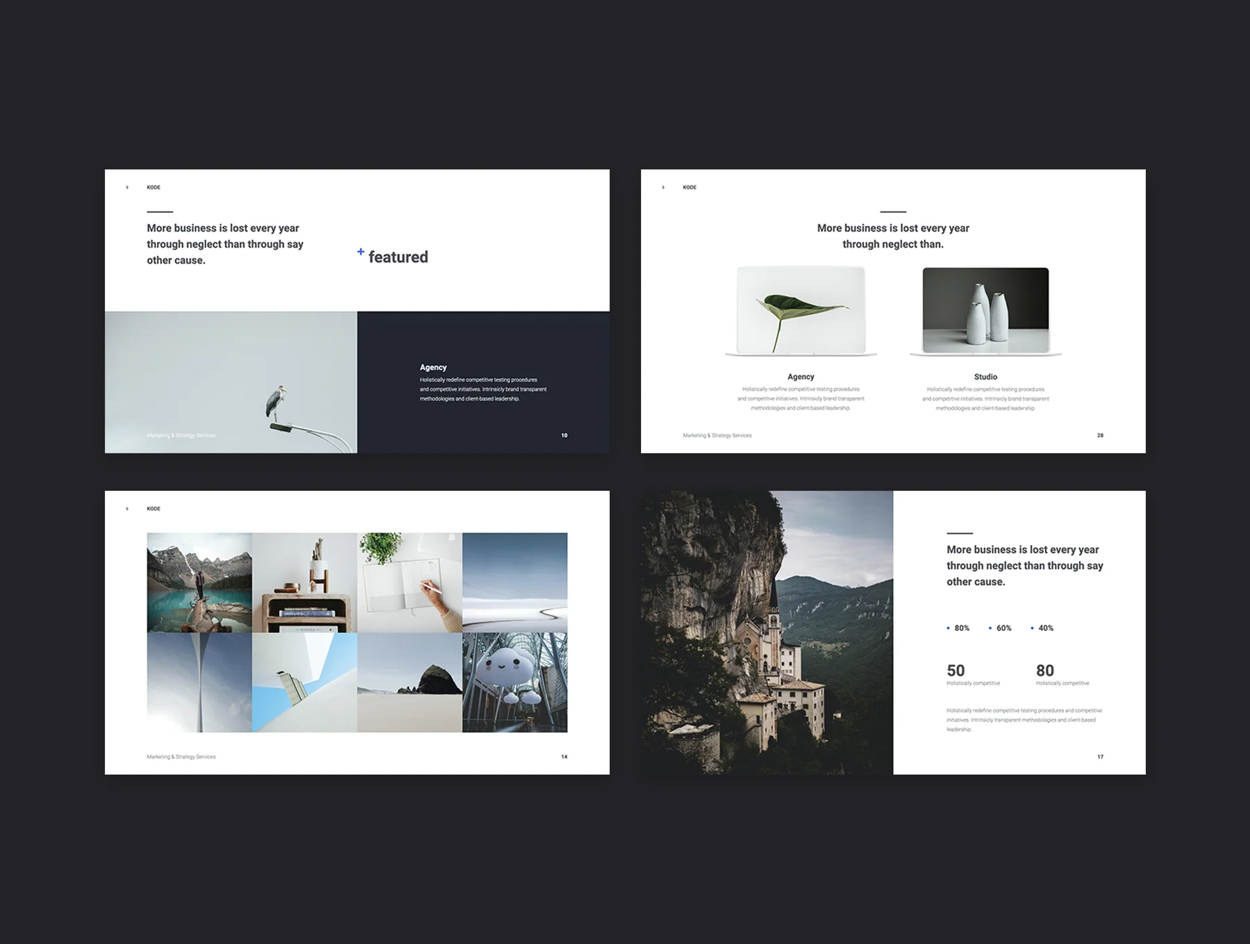 KODE - Business & Minimal Presentation Template 7