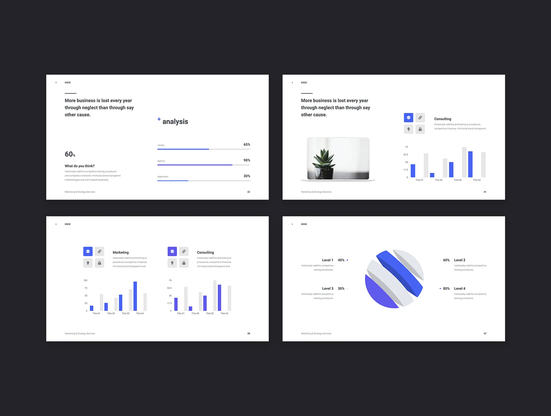 KODE - Business & Minimal Presentation Template 8