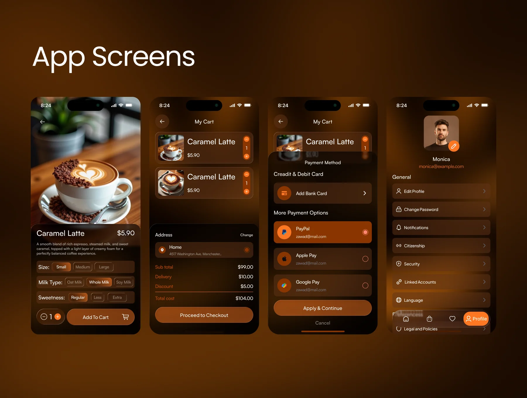 Kofio- Coffee Selling Mobile App Figma UI Kit 4