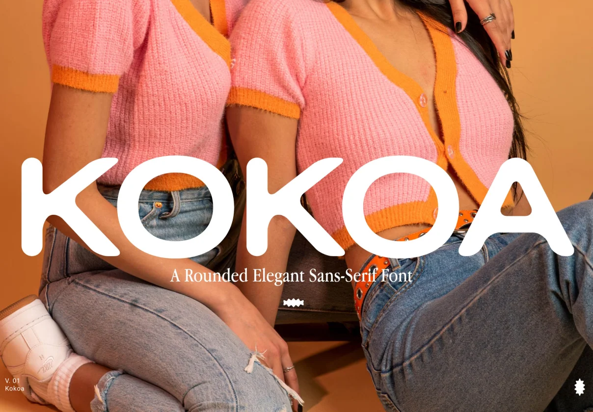 Kokoa – Rounded Sans-Serif Font