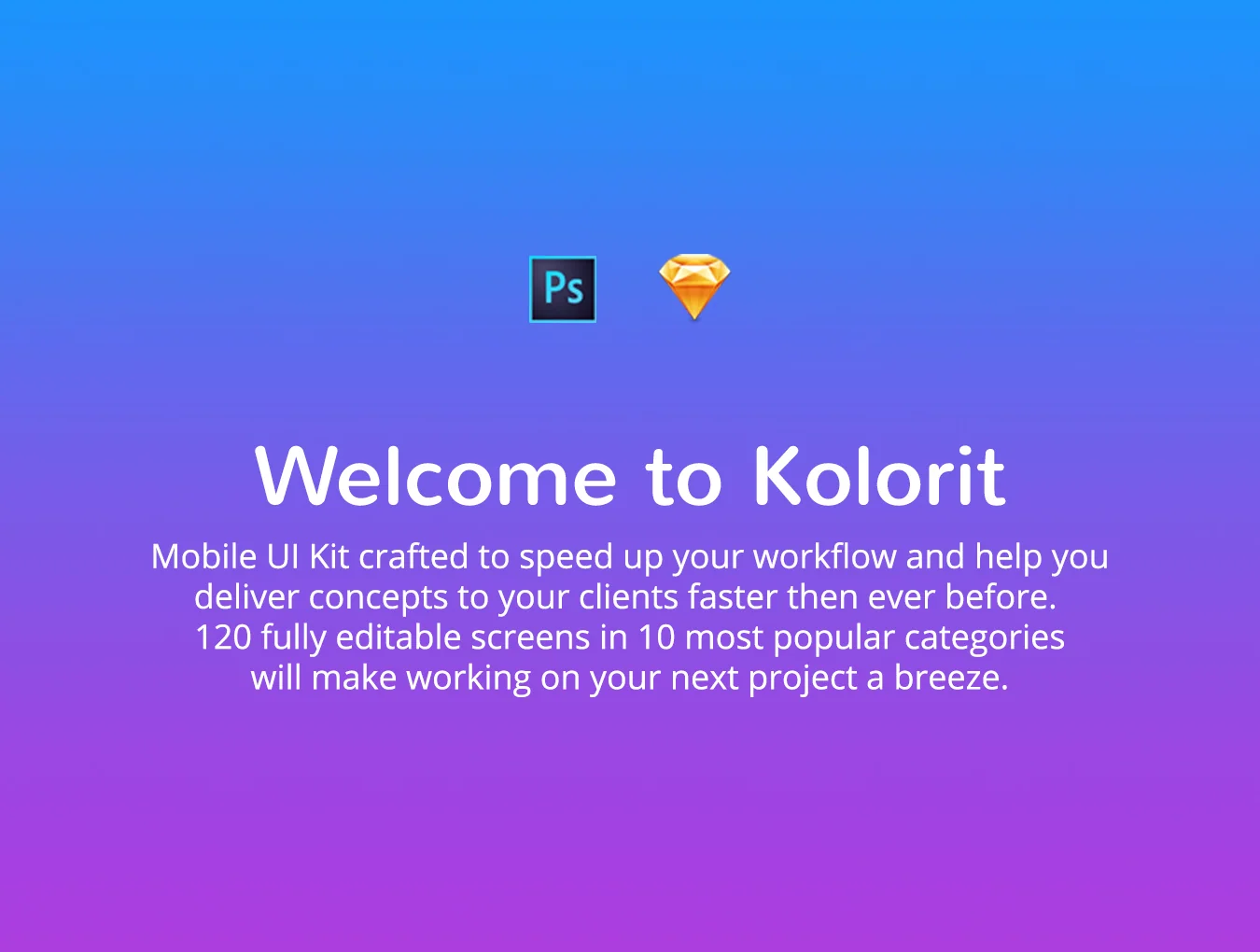 Kolorit Mobile UI Kit 2