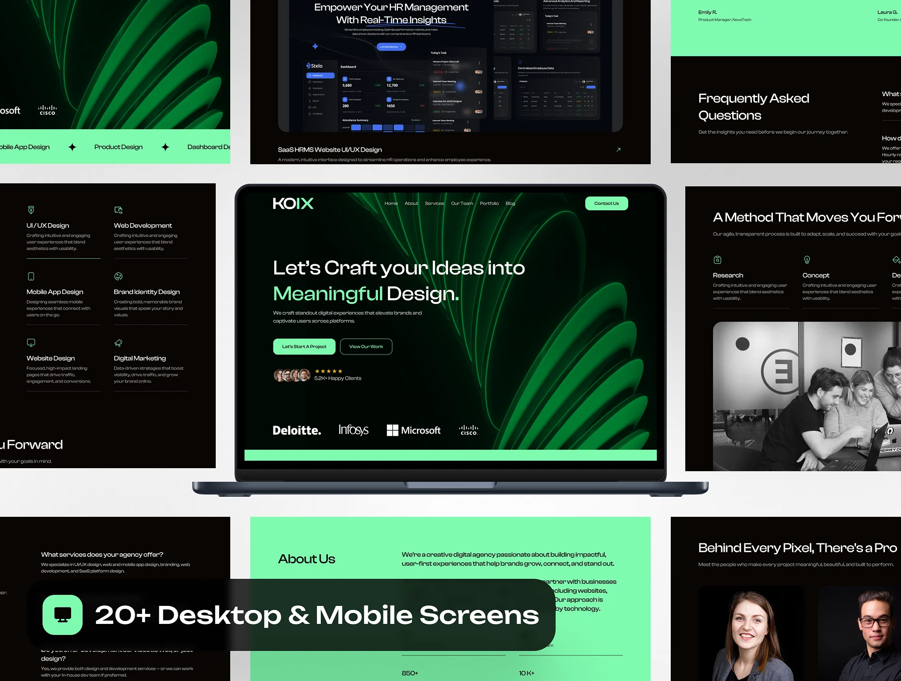 Kolx - Digital Agency Website Framer Template 3
