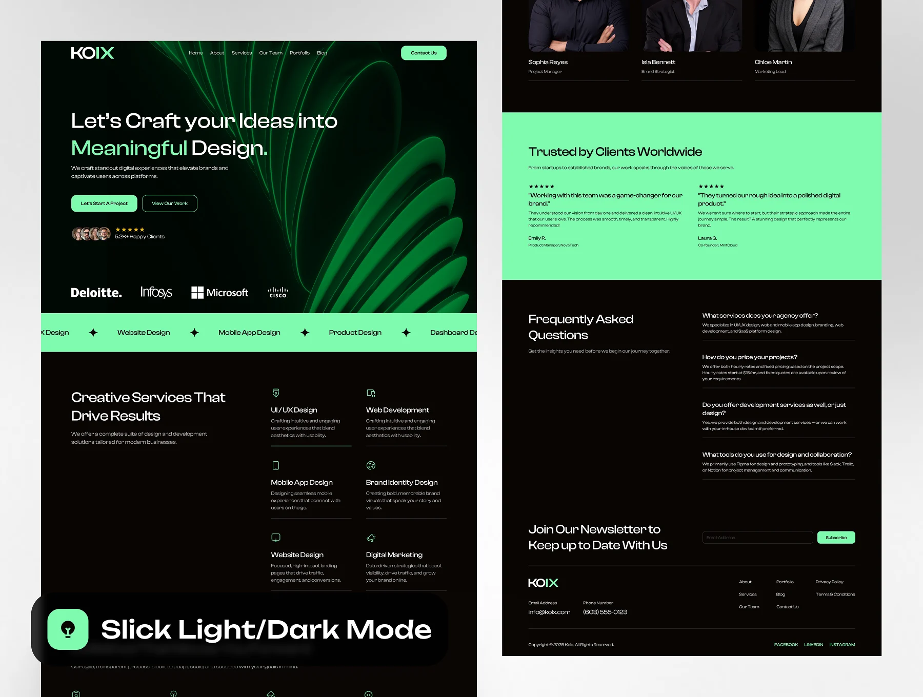 Kolx - Digital Agency Website Framer Template 4