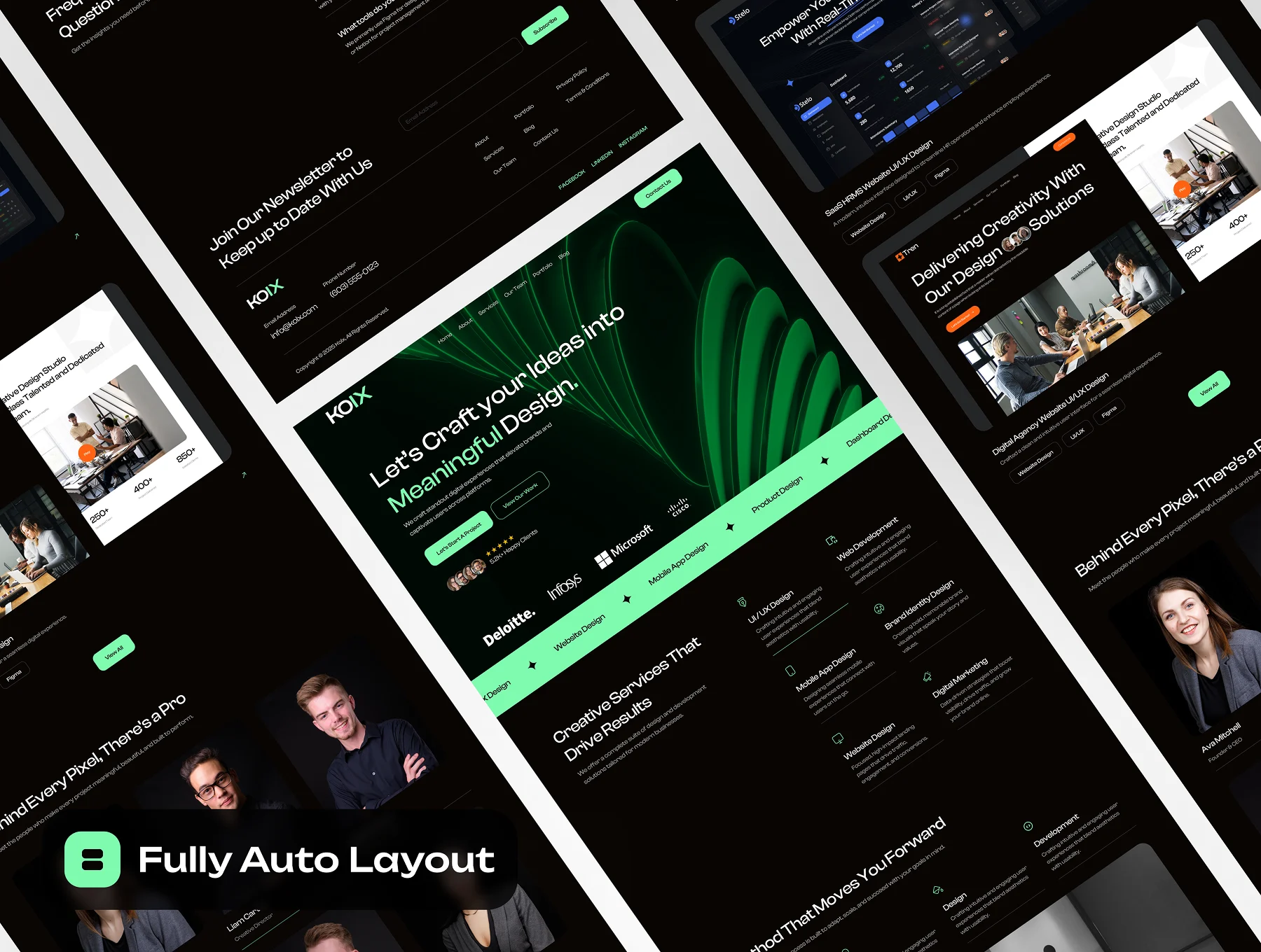 Kolx - Digital Agency Website Framer Template 6