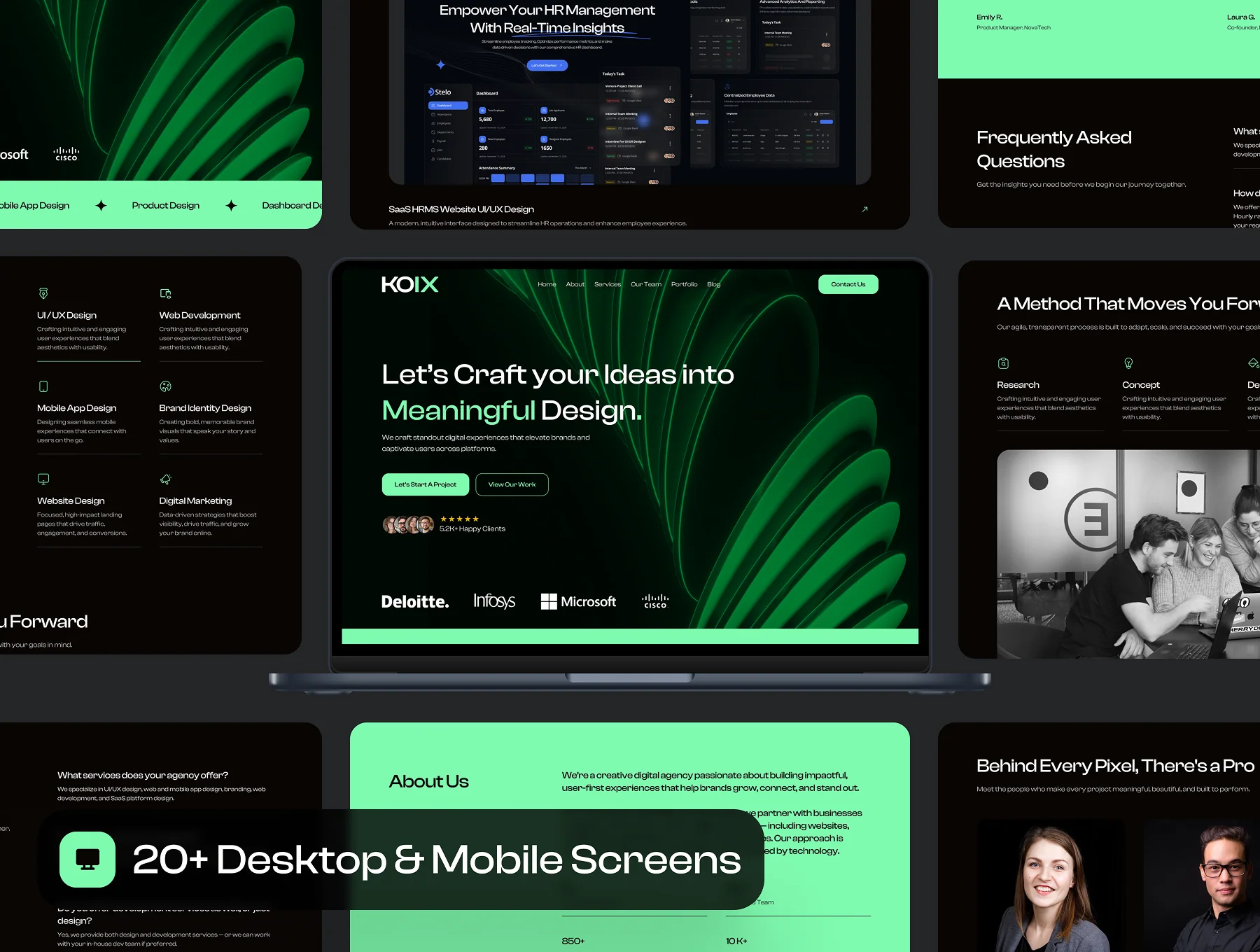 Kolx - Digital Agency Website UI Kit 3