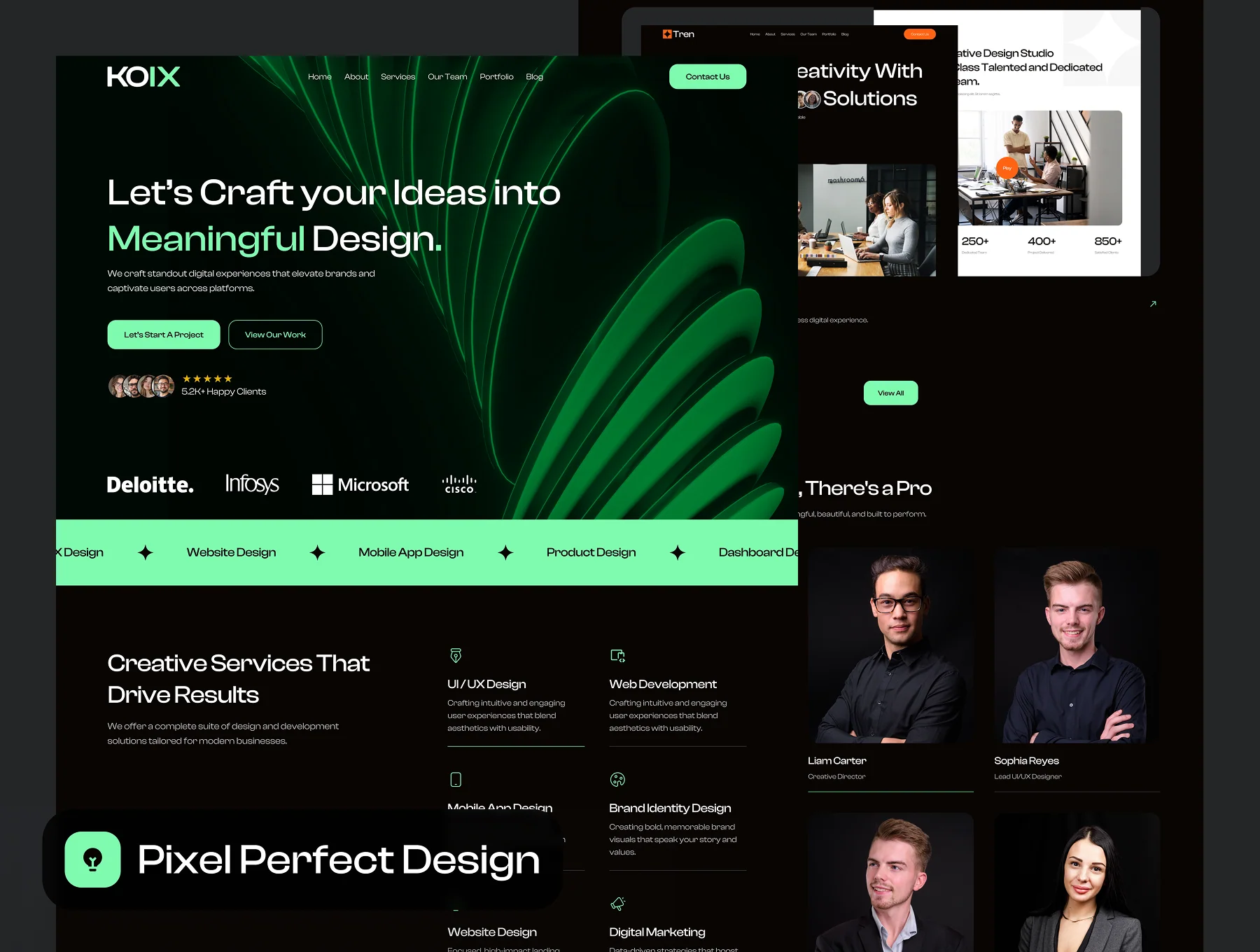 Kolx - Digital Agency Website UI Kit 4