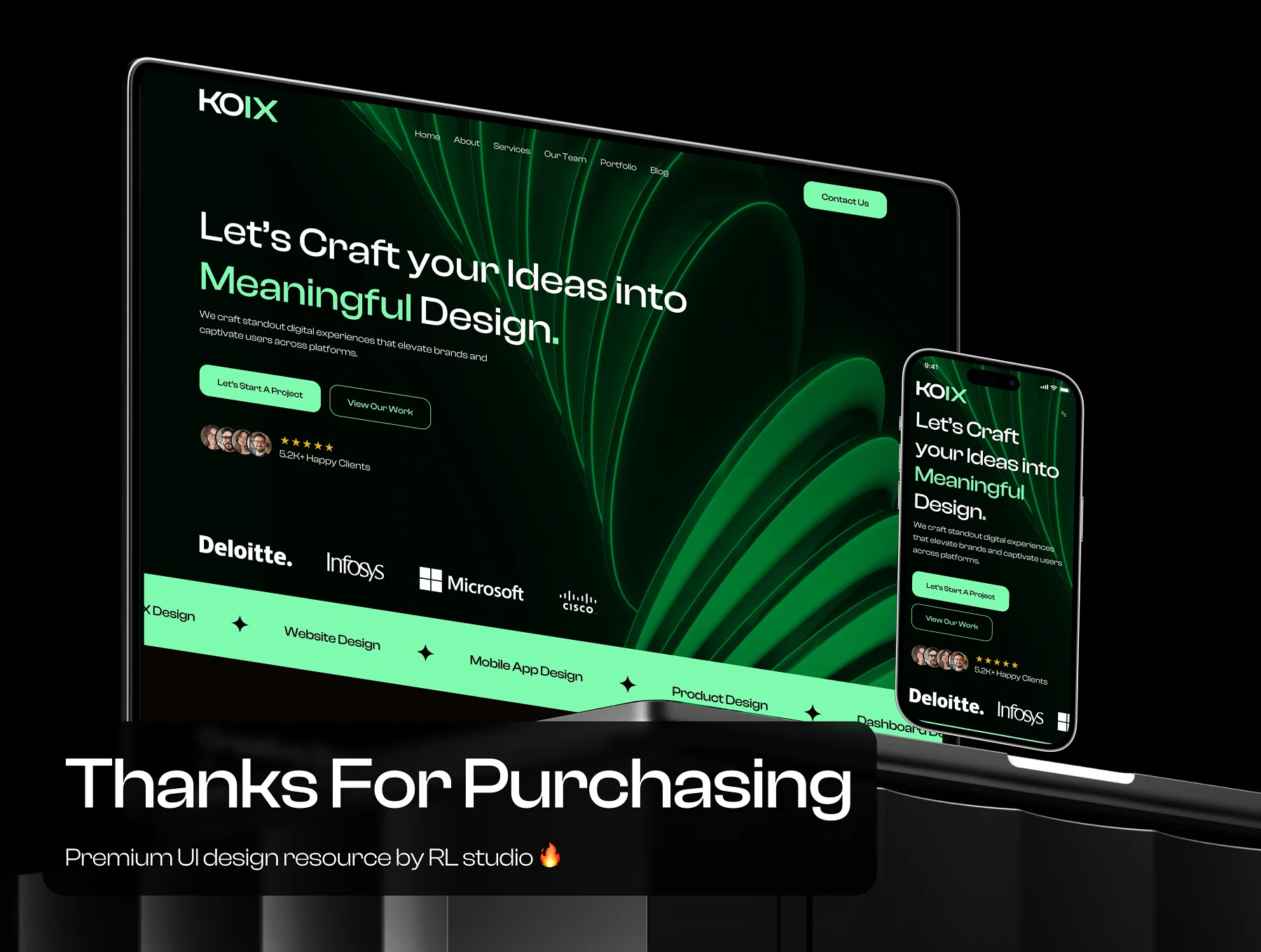 Kolx - Digital Agency Website UI Kit 8
