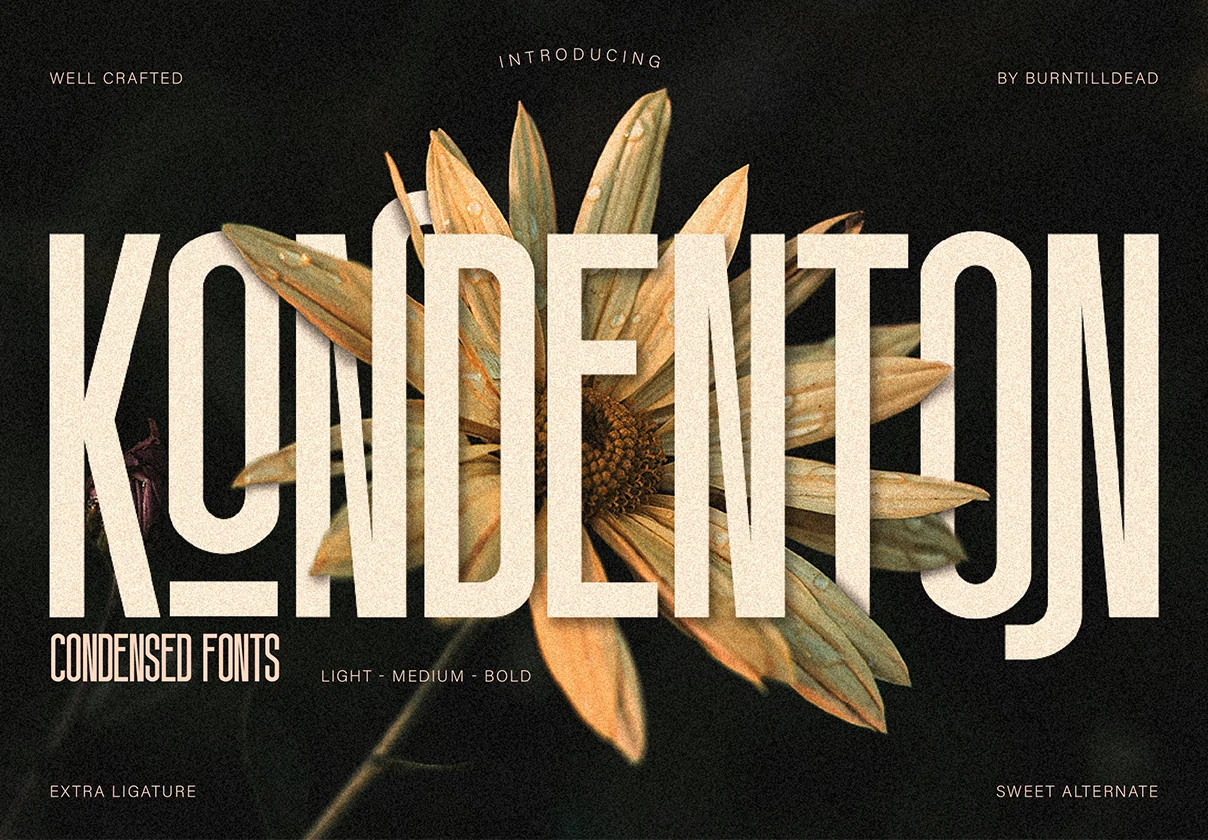 Kondenton Condense Font