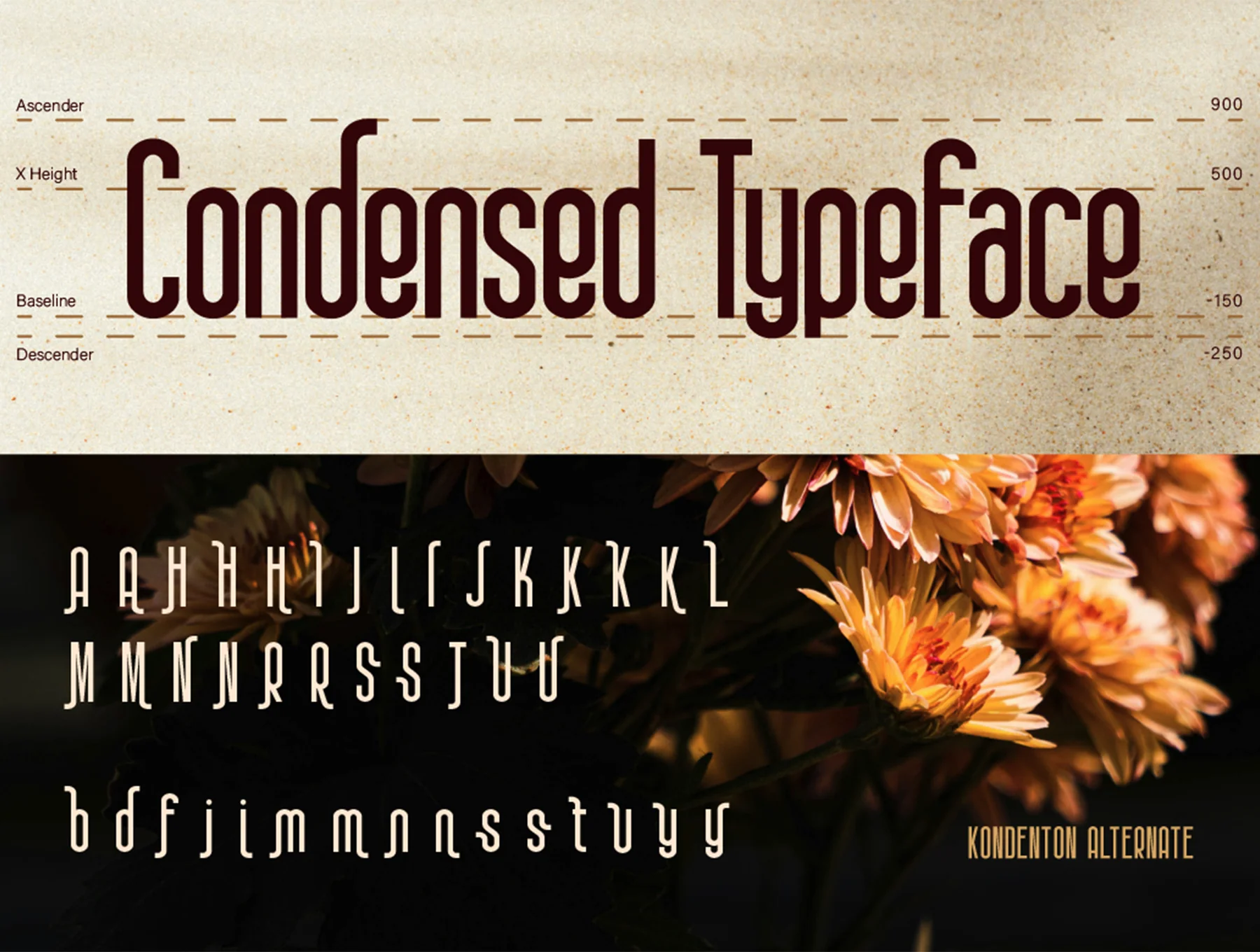 Kondenton Condense Font 6