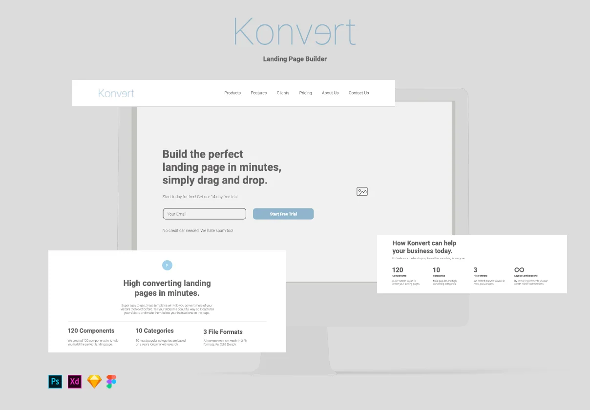 Konvert Landing Page Builder
