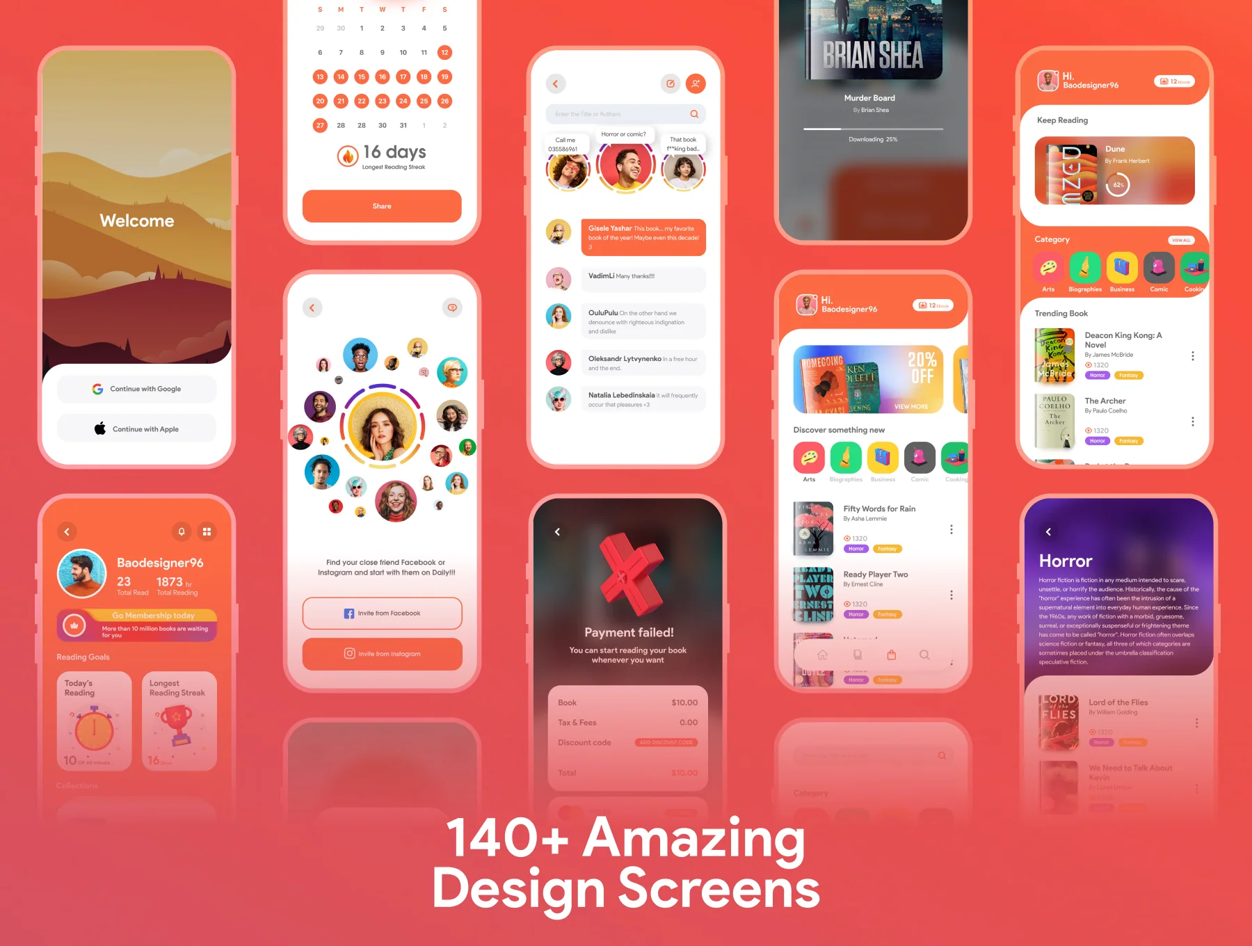 Kook Reader UI Kit 3