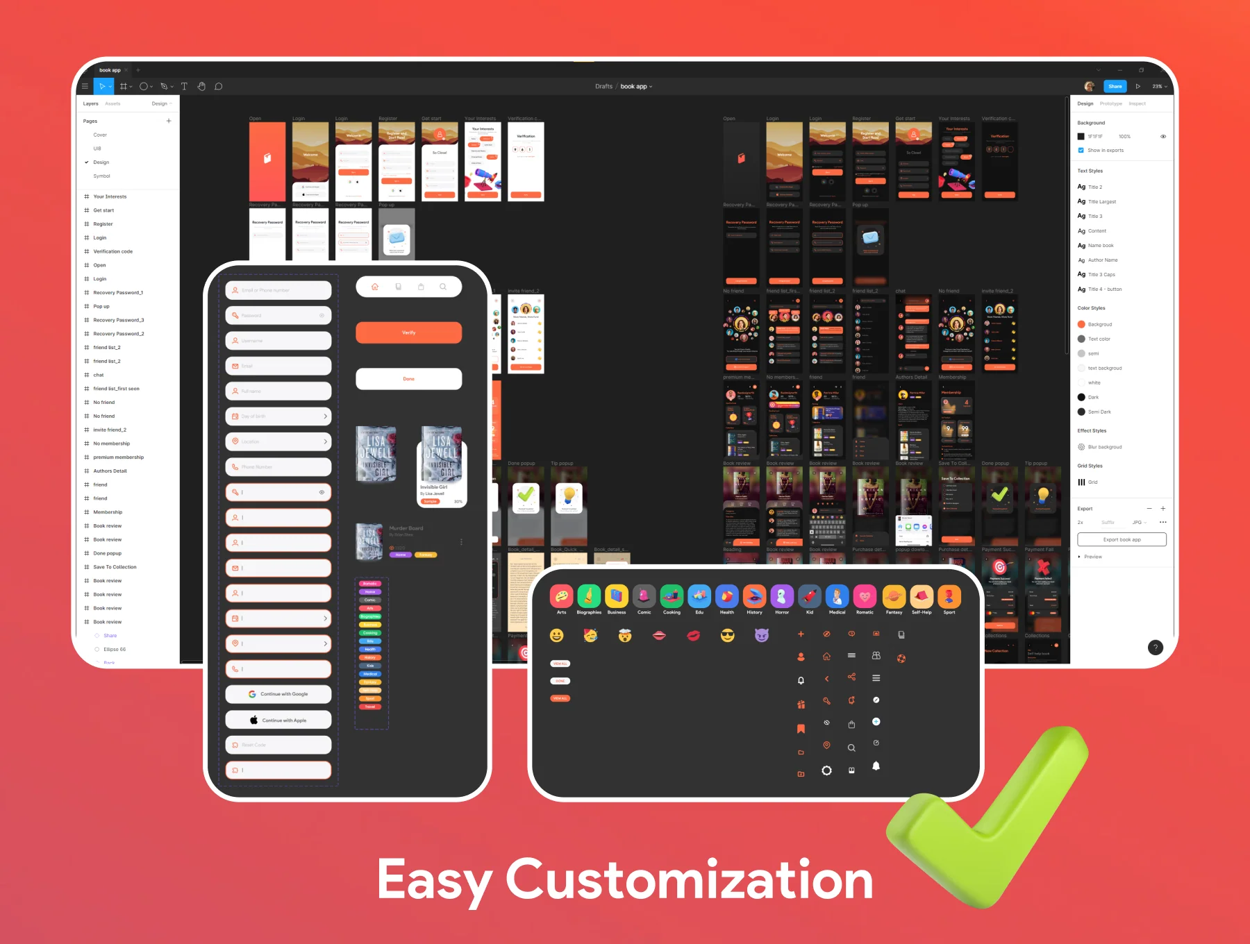 Kook Reader UI Kit 5