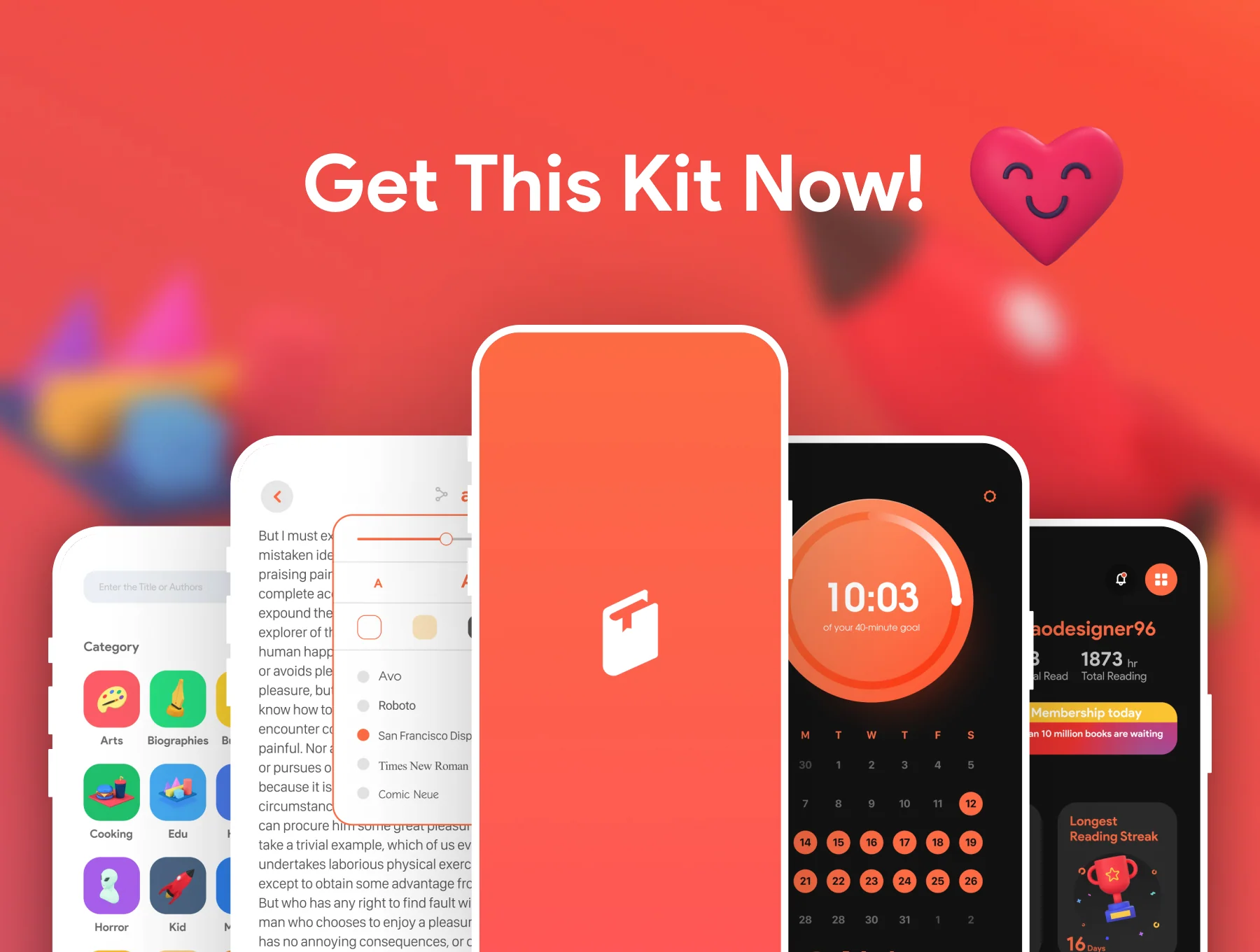 Kook Reader UI Kit 6