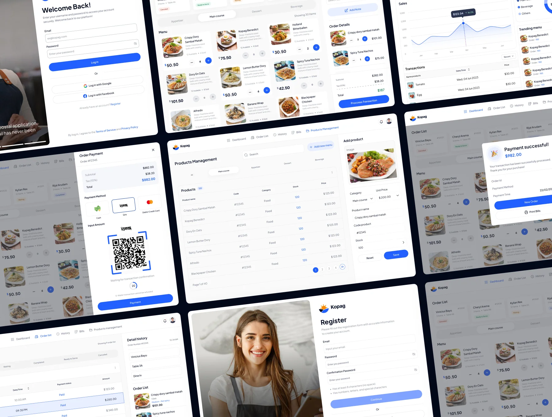 Kopag - POS (Point Of Sale) Dashboard UI Kit 7